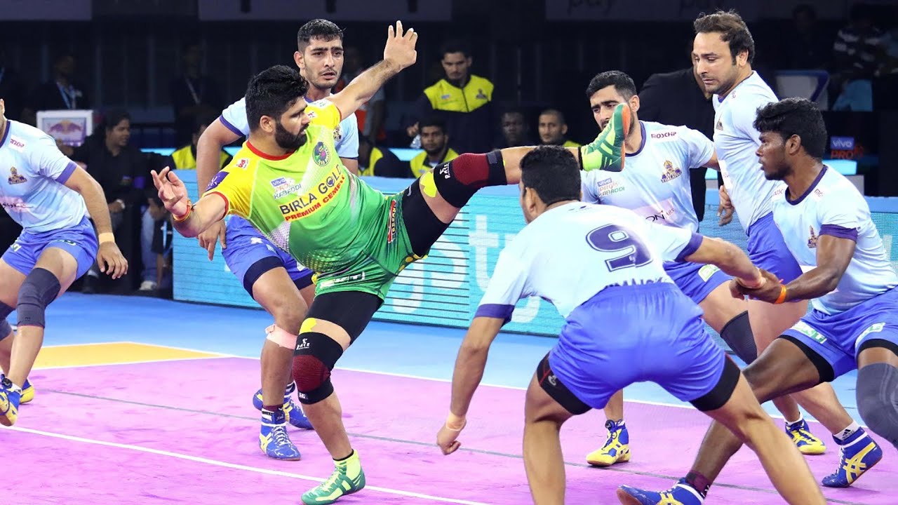 Pro Kabaddi 2019 Highlights. Tamil Thalaivas vs Patna Pirates