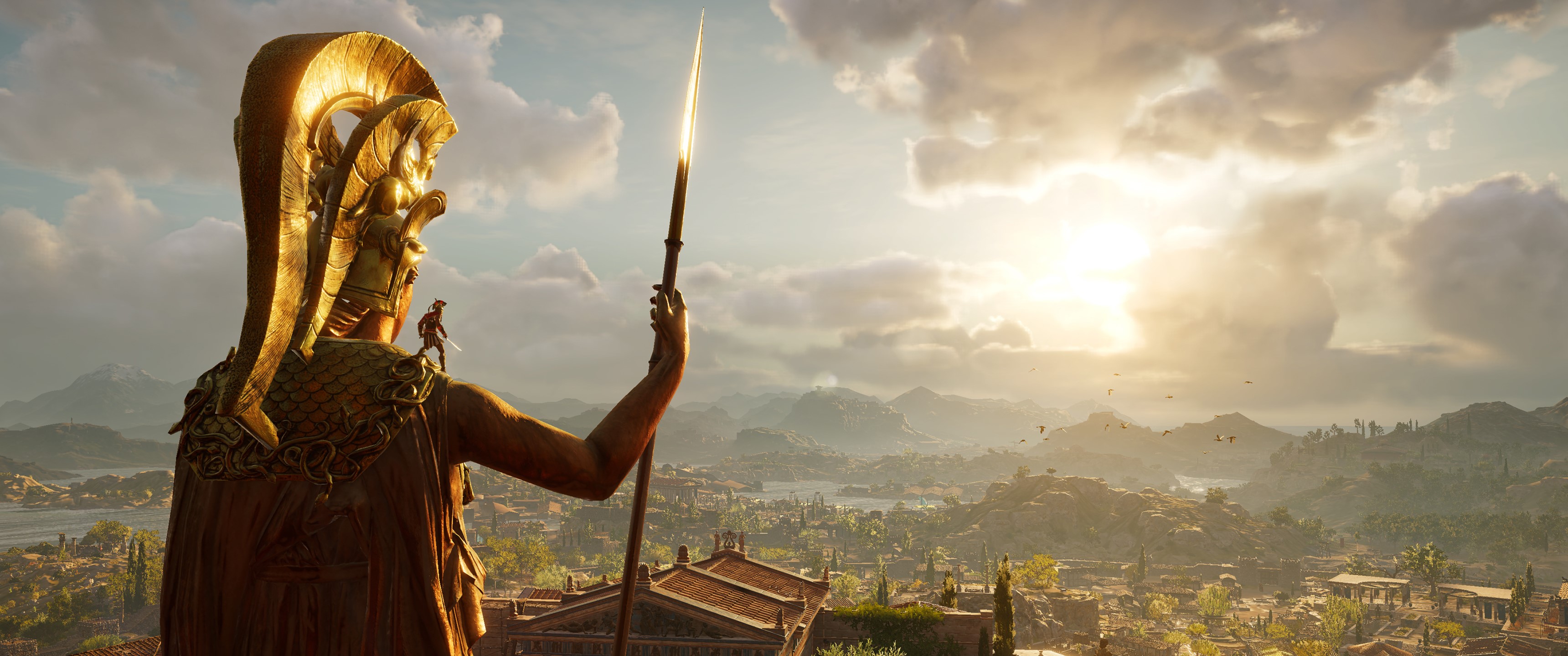 Ultra Wide, Video Games, Assassins Creed: Odyssey, Video Game Art, Spartans, Greece, Ancient Greece, Ultrawide, Alexios, Assassins Creed, Mythology Gallery HD Wallpaper