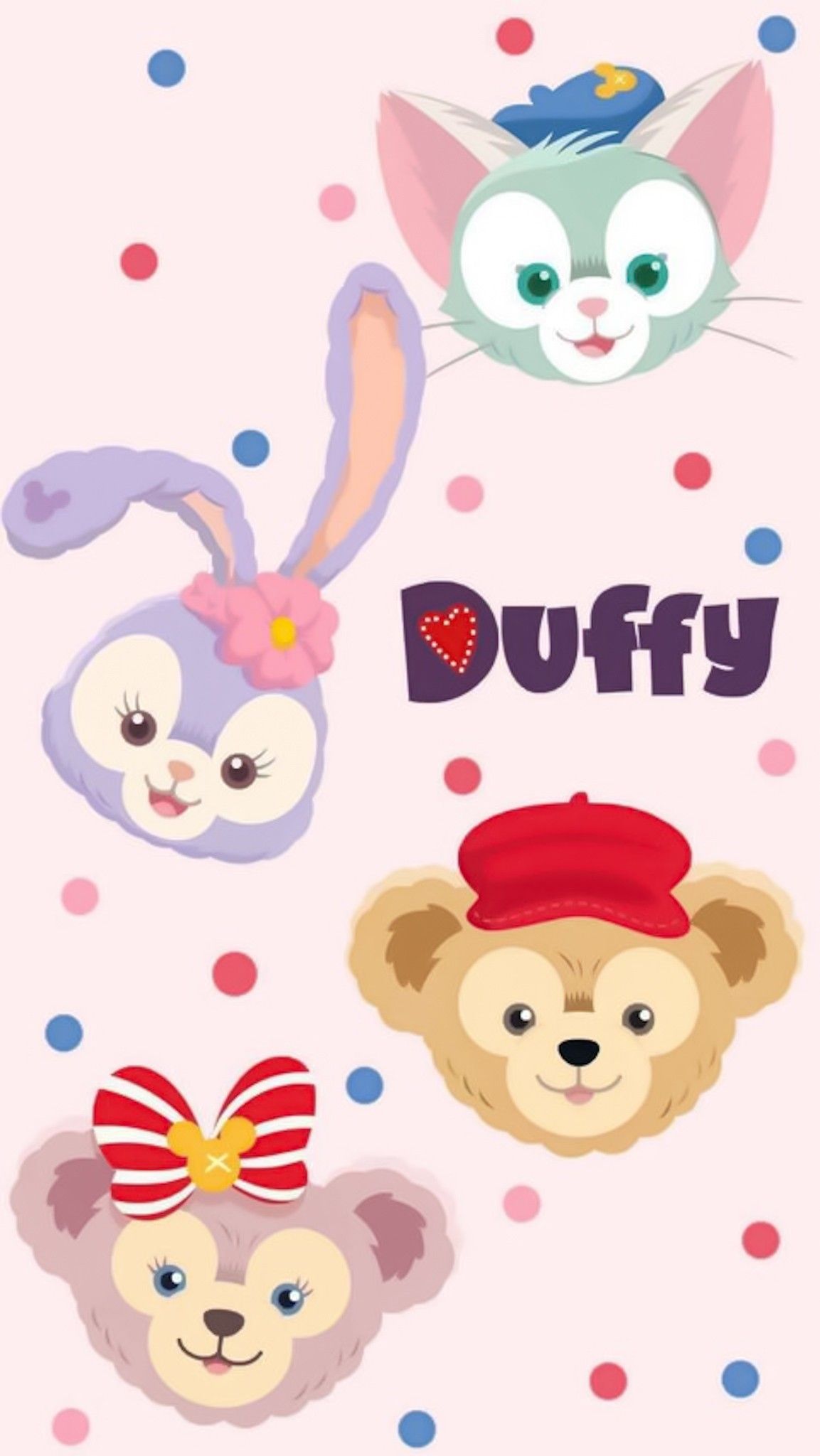 Duffy & Friends BG. Cute cartoon wallpaper, Bear wallpaper, Cute disney wallpaper