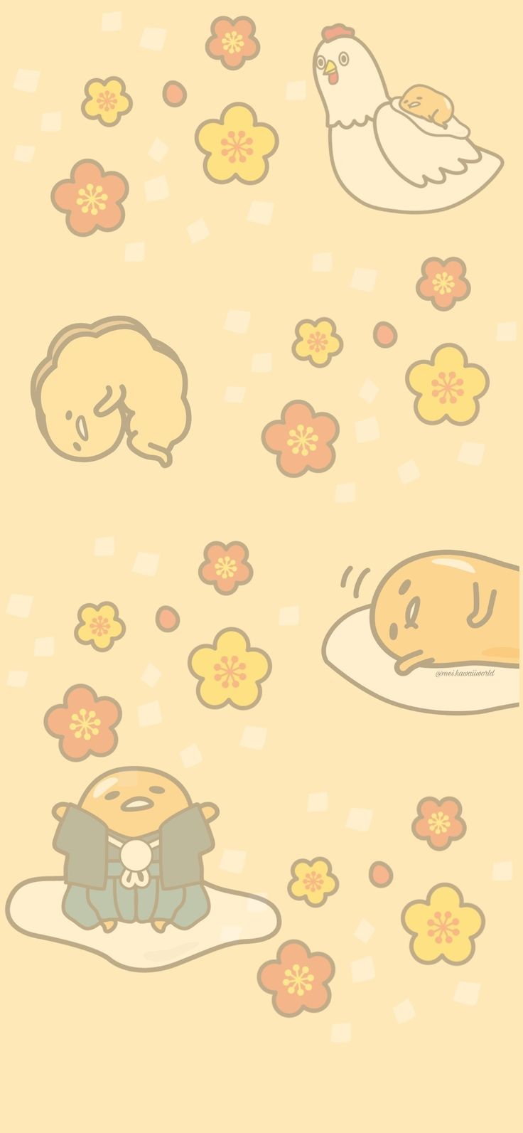 Gudetama iPhone Wallpaper. Kawaii wallpaper, Anime wallpaper phone, Sanrio wallpaper