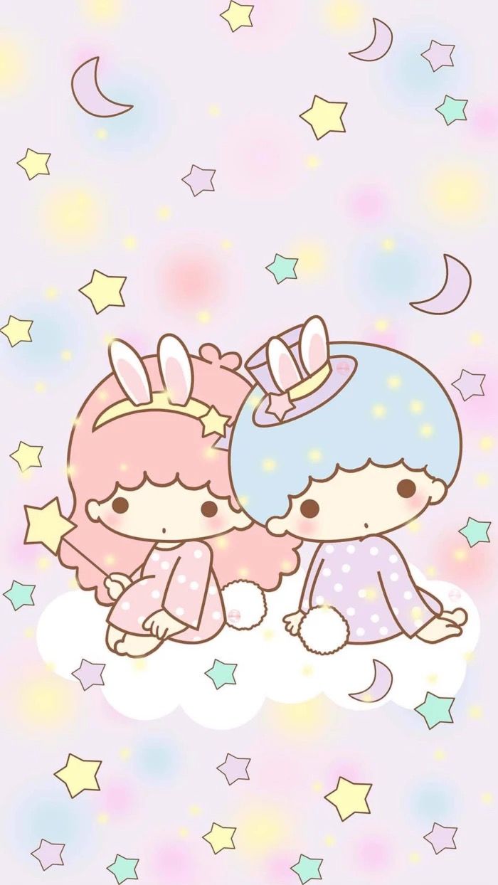 Little twin star. Little twin stars, Hello kitty wallpaper, Sanrio wallpaper
