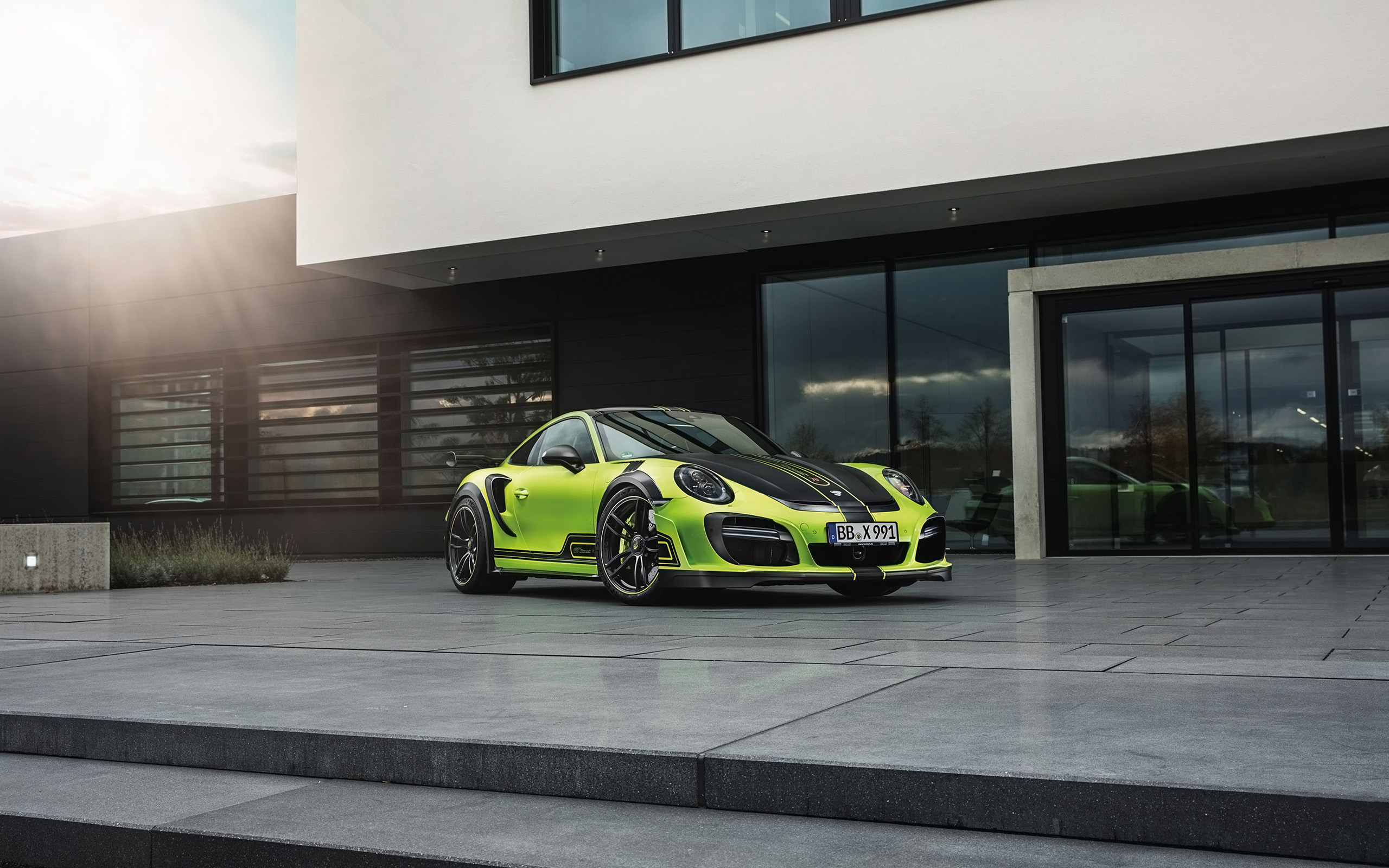 TechArt Porsche Turbo GTstreet R 3 HD wallpaper