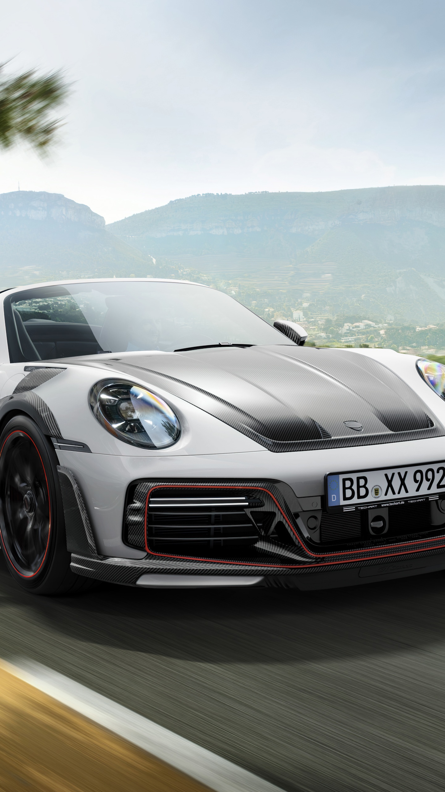 TechArt GTstreet R Cabriolet Wallpaper 4K, Porsche 911 Turbo S, Cars
