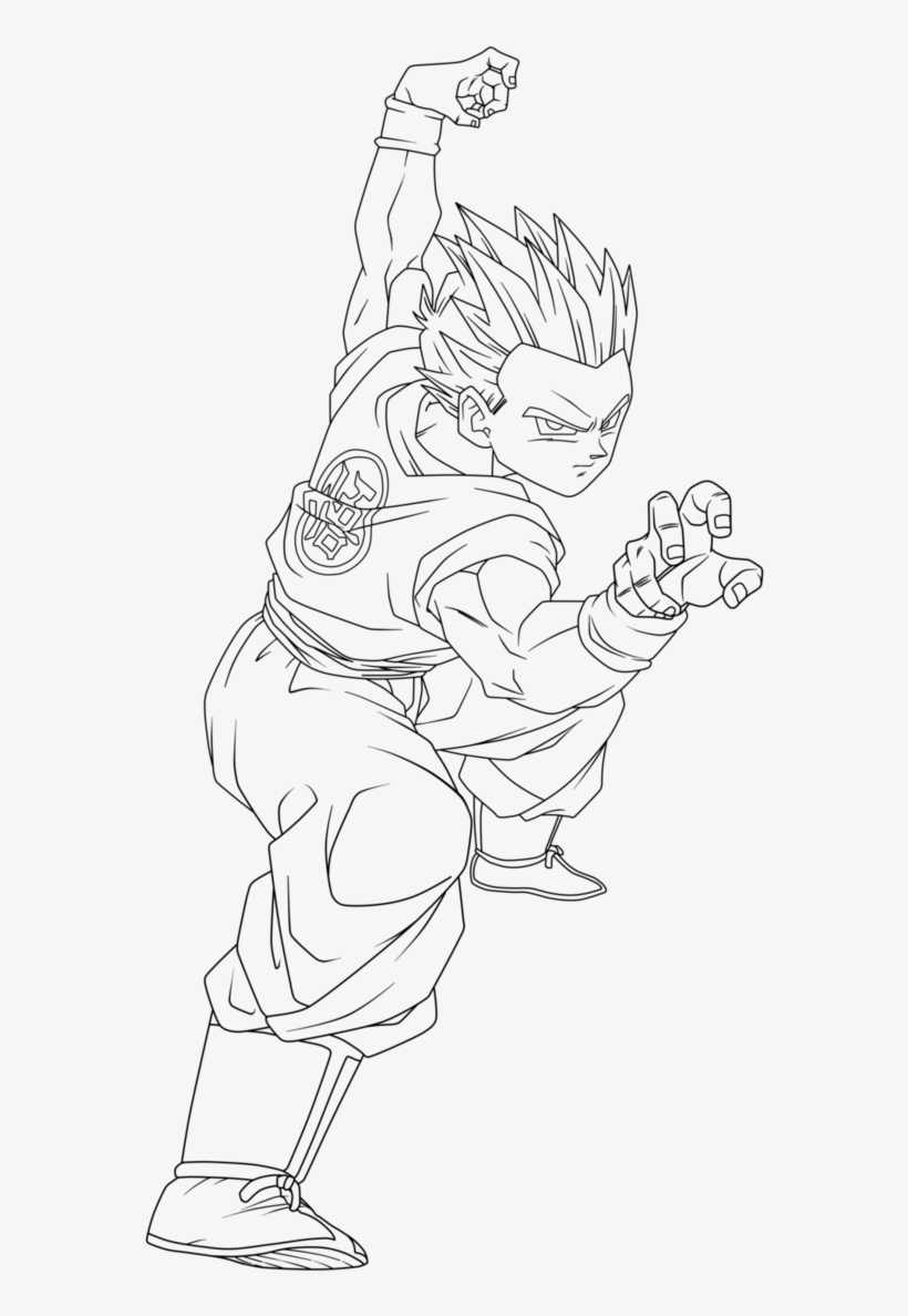 Hd Wallpaper Gohan Love996 Ml With Line Art Transparent PNG Download on NicePNG