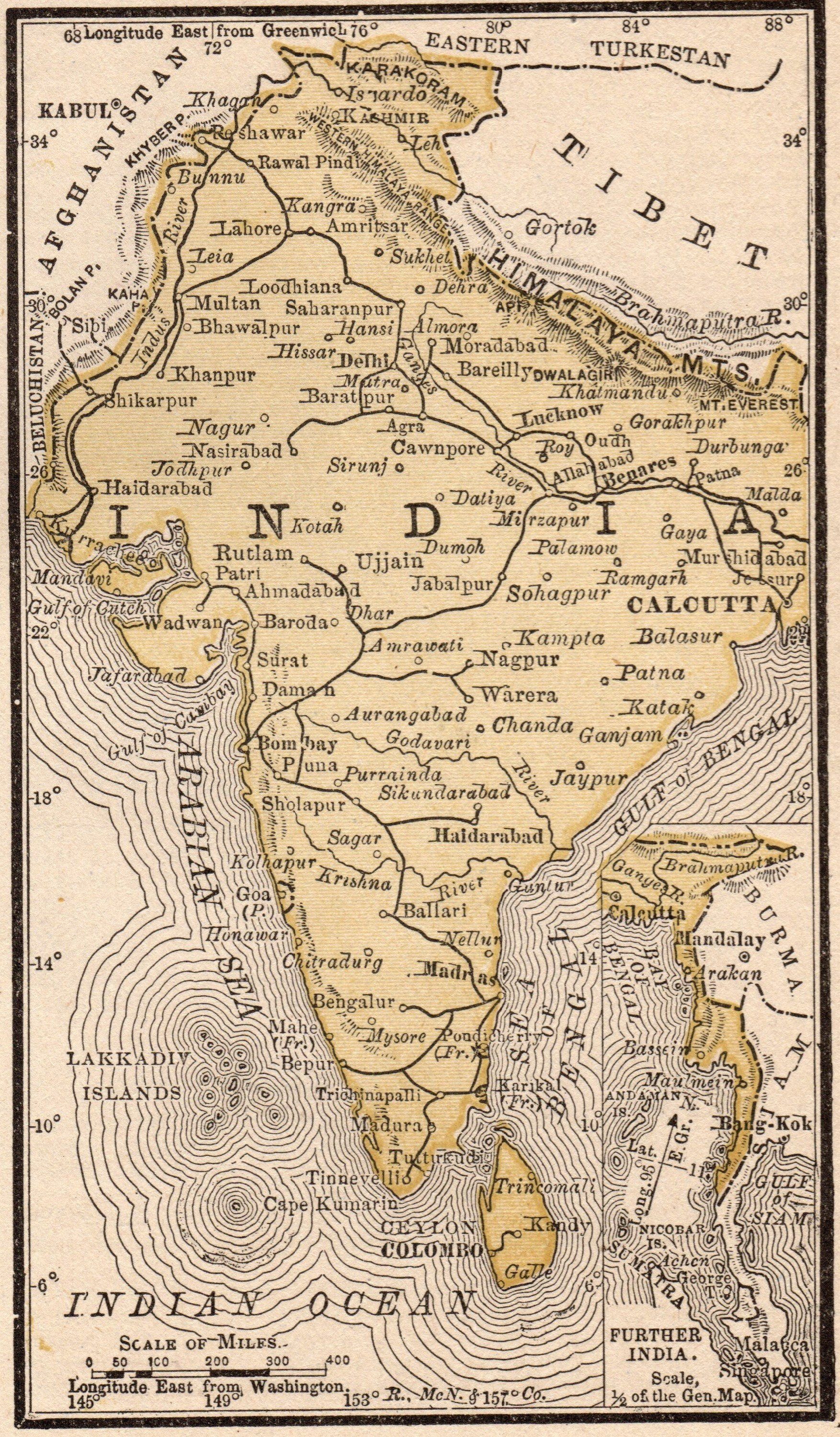 Free download 1888 Miniature INDIA Map Vintage Map of India Gallery Wall Art [1754x3000] for your Desktop, Mobile & Tablet. Explore Venice Beach Wallpaper 1888. Venice Beach Wallpaper, Venice