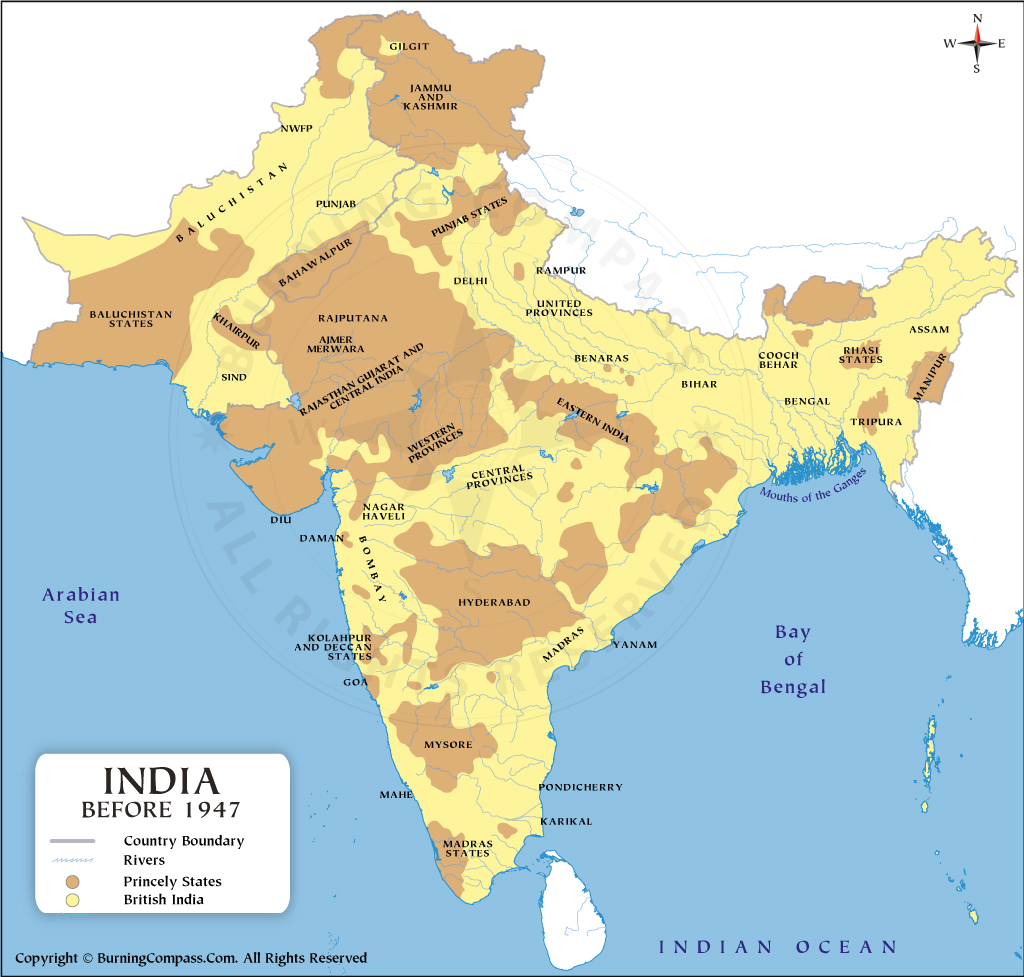 India Map India Map before Old India Map before Independence and Partition