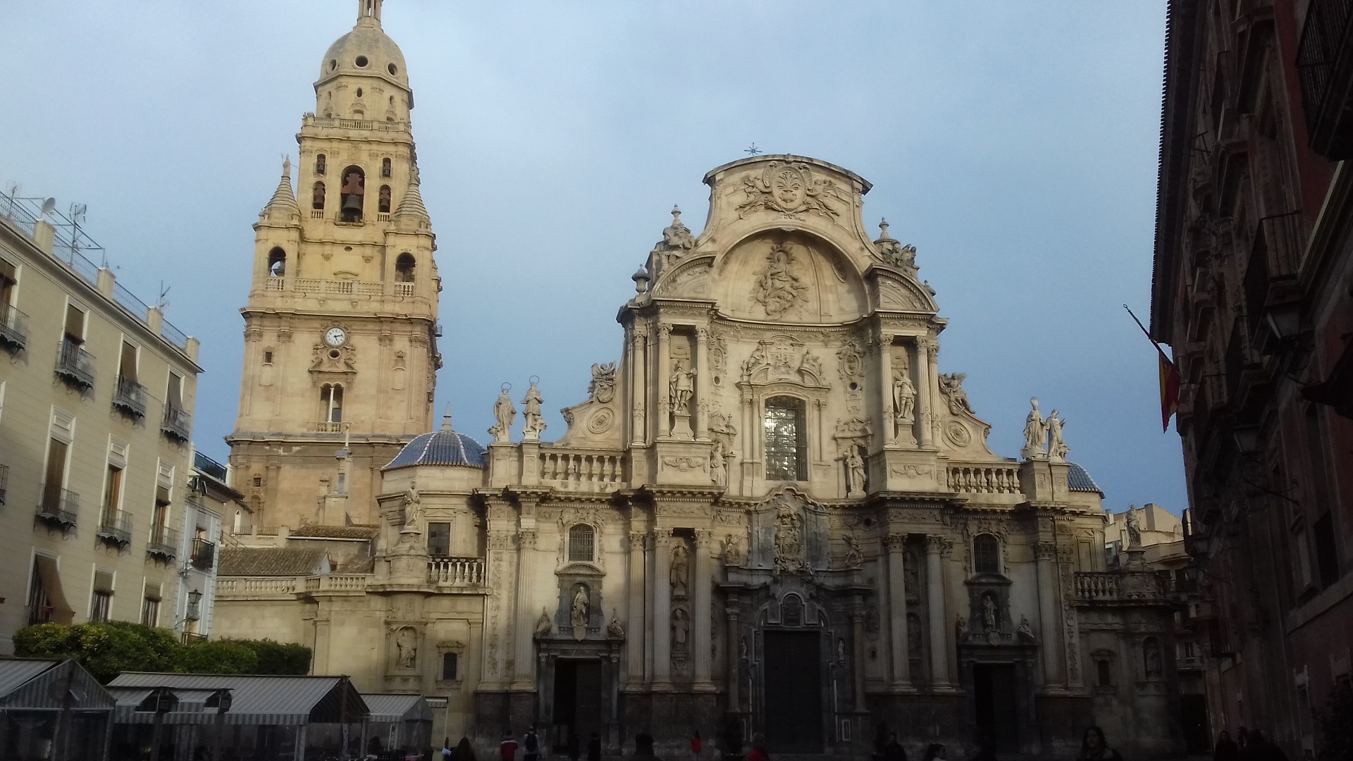 la catedral de Murcia. Erasmus photo Murcia