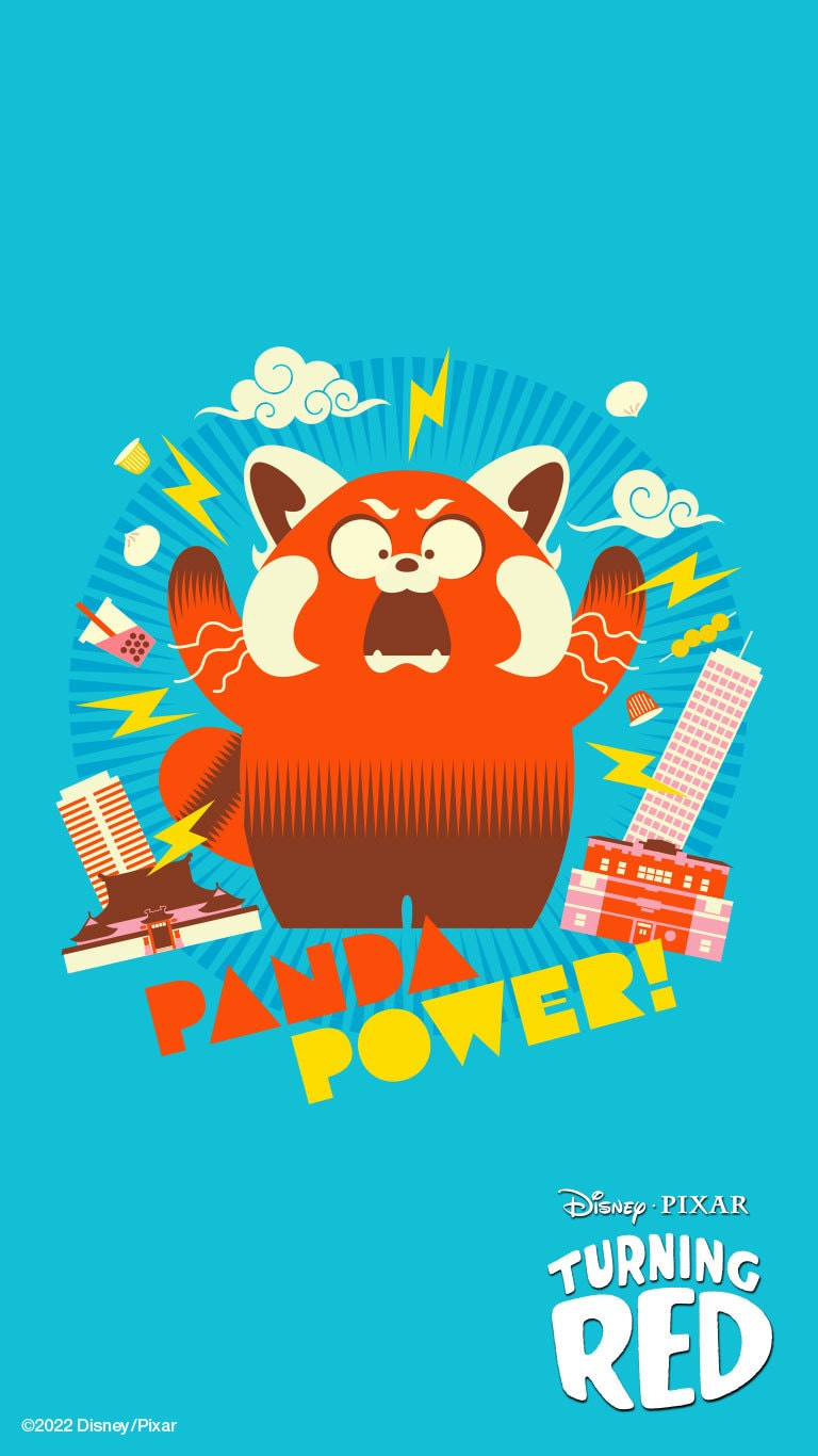 Unleash The Beast With Mobile Wallpaper Inspired By Disney and Pixar's Turning Red