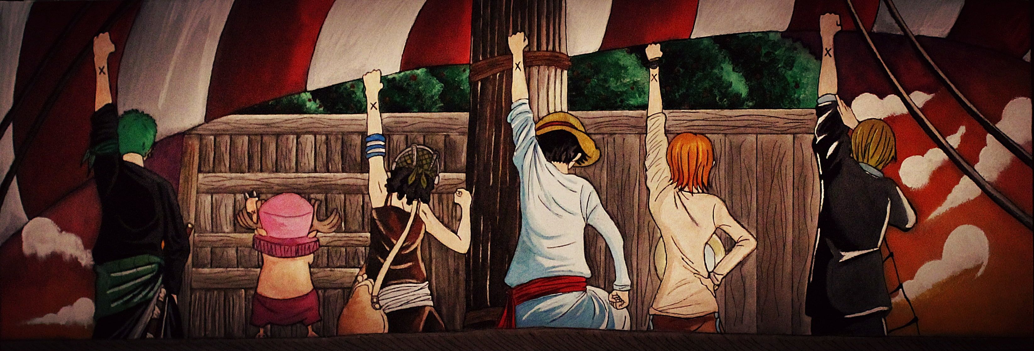 anime One Piece #back #fist arms up K #wallpaper #hdwallpaper #desktop. Wallpaper, Anime, One piece (anime)