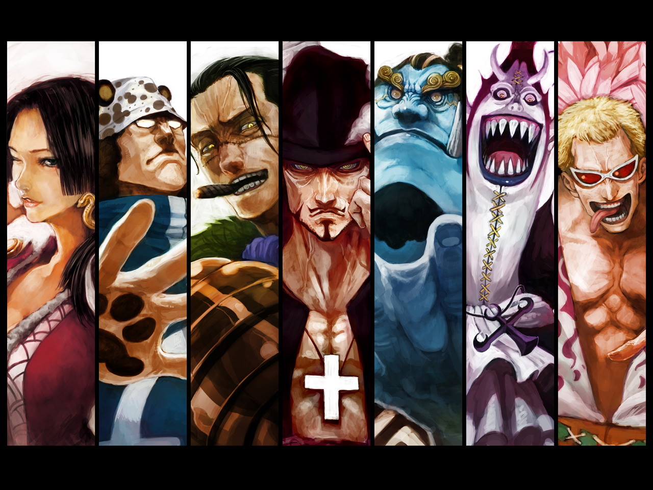 Does anyone have any Dual Monitor One Piece Wallpaper?