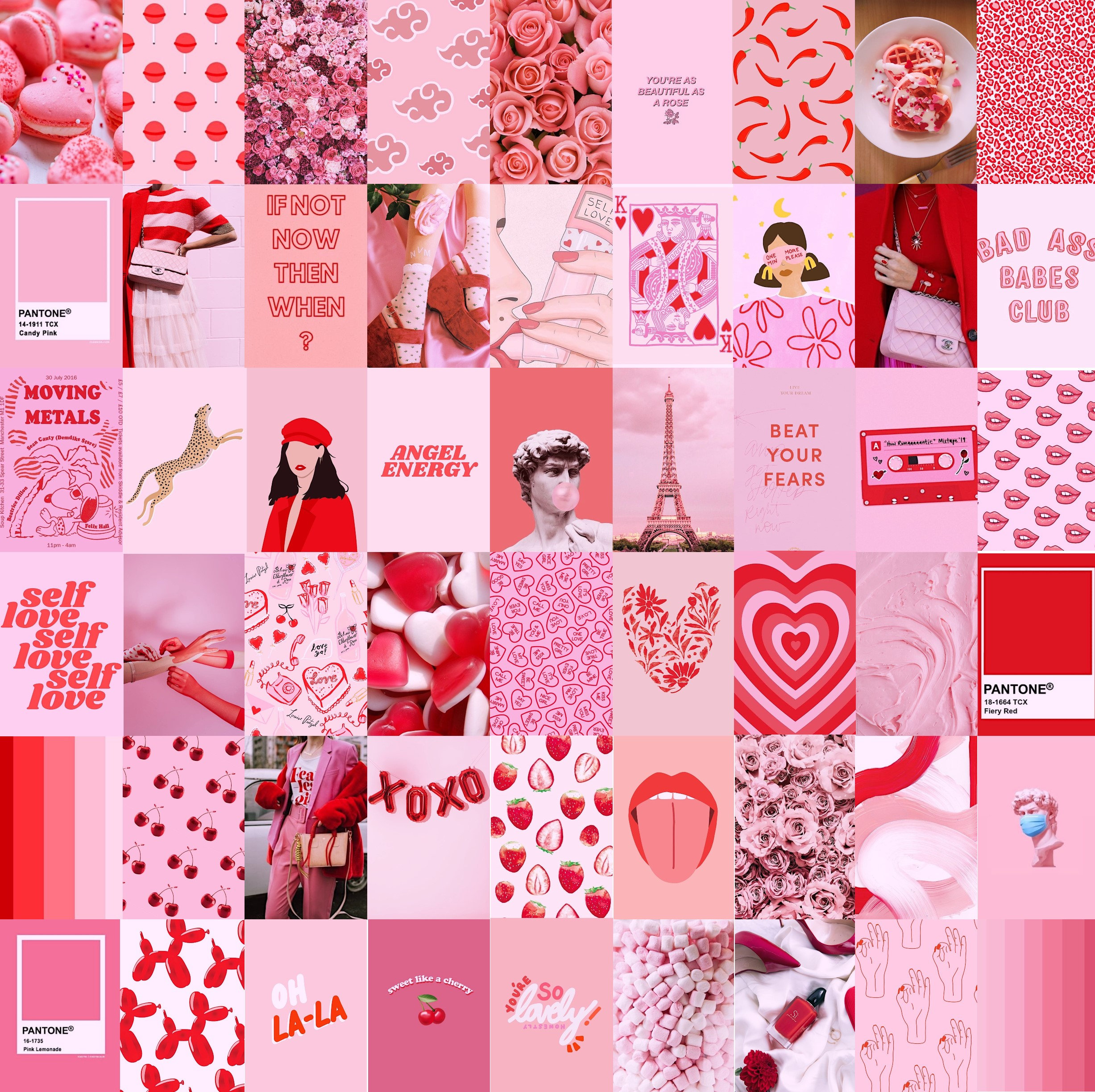 Aesthetic Valentines Day Collage Desktop Wallpapers - Wallpaper Cave