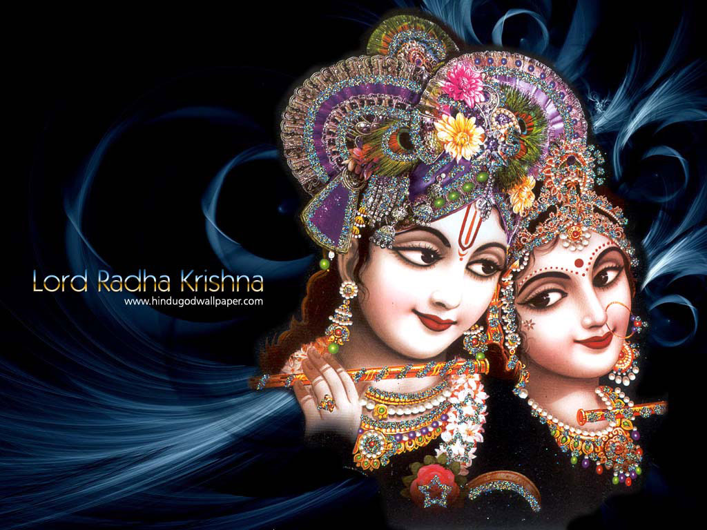 Krishna and Radha Wallpaper for Desktop