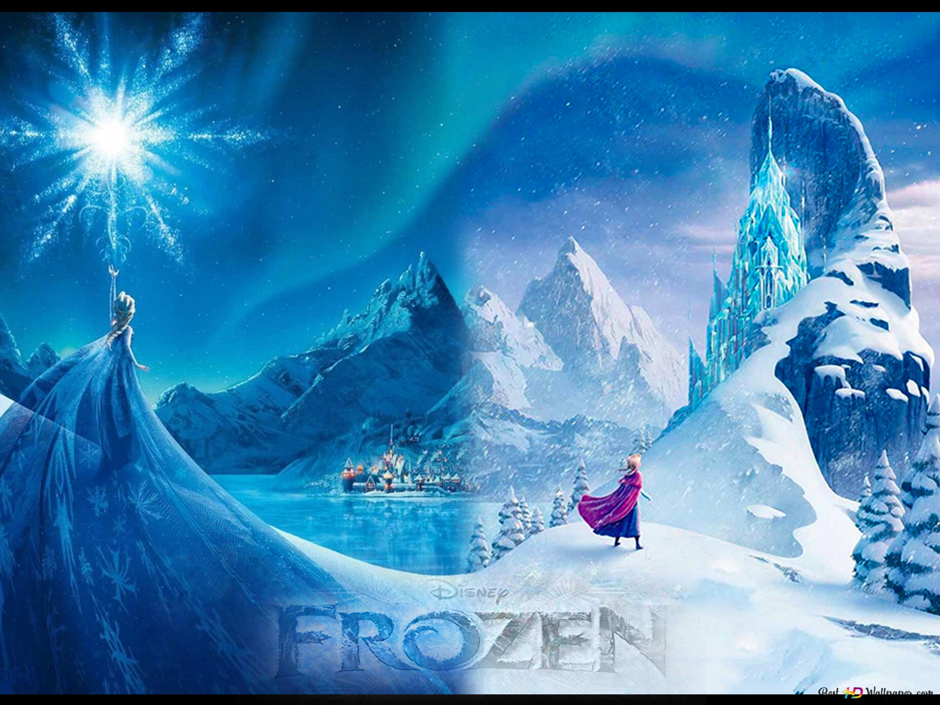 Frozen's frozen kingdom 4K wallpaper download