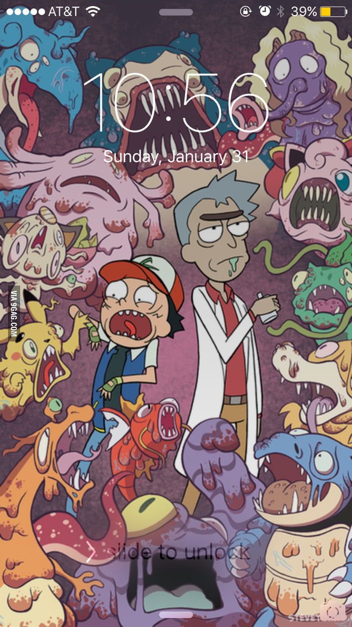 Rick and Morty Hype Wallpaper
