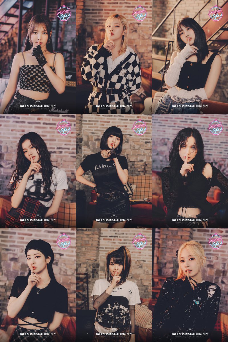 SK SEASON'S GREETINGS 2023 SECRET LIFE #TWICE #트와이스