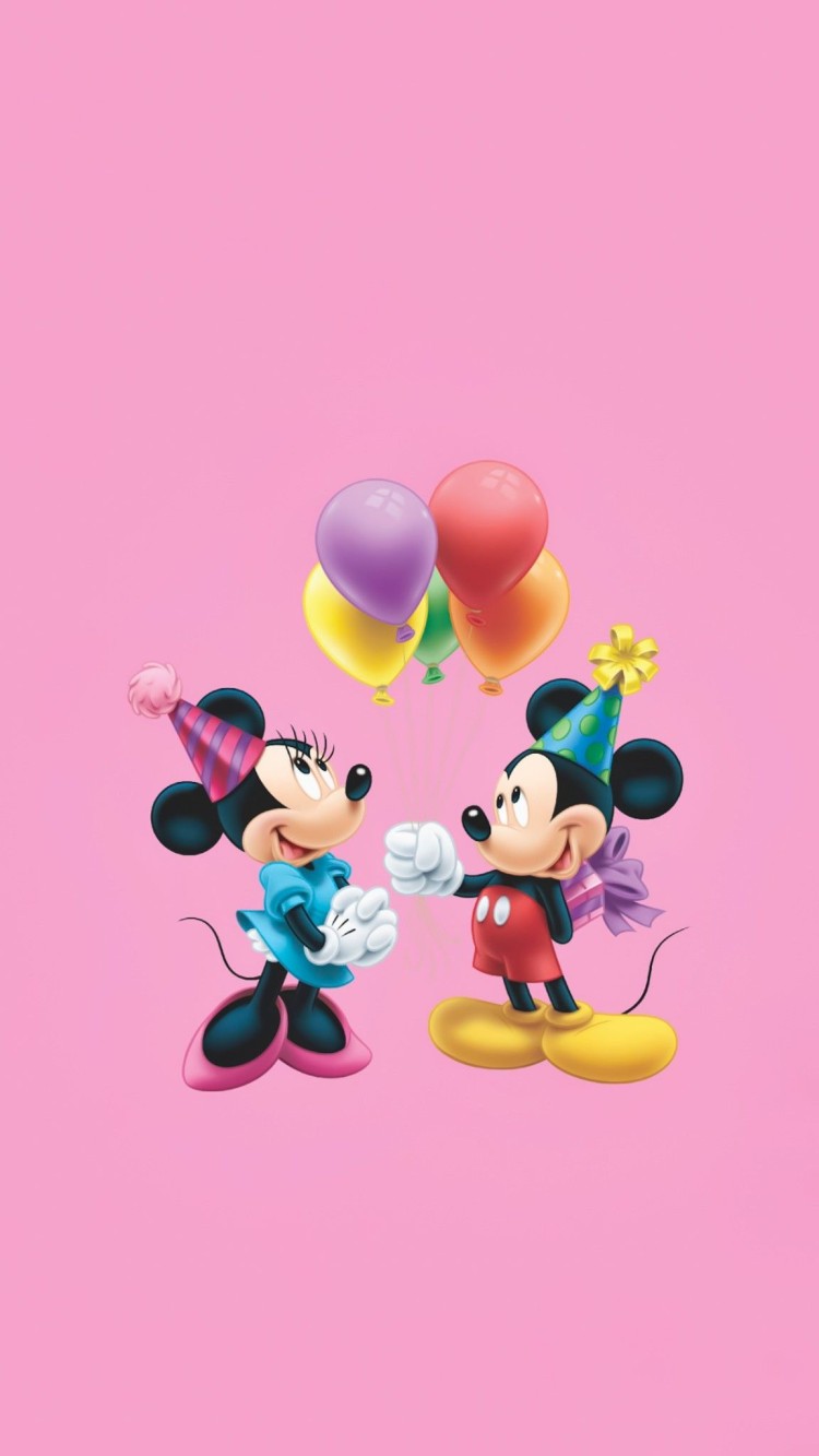 Mickey Mouse Disney Aesthetic Wallpaper, Balloons Wallpaper