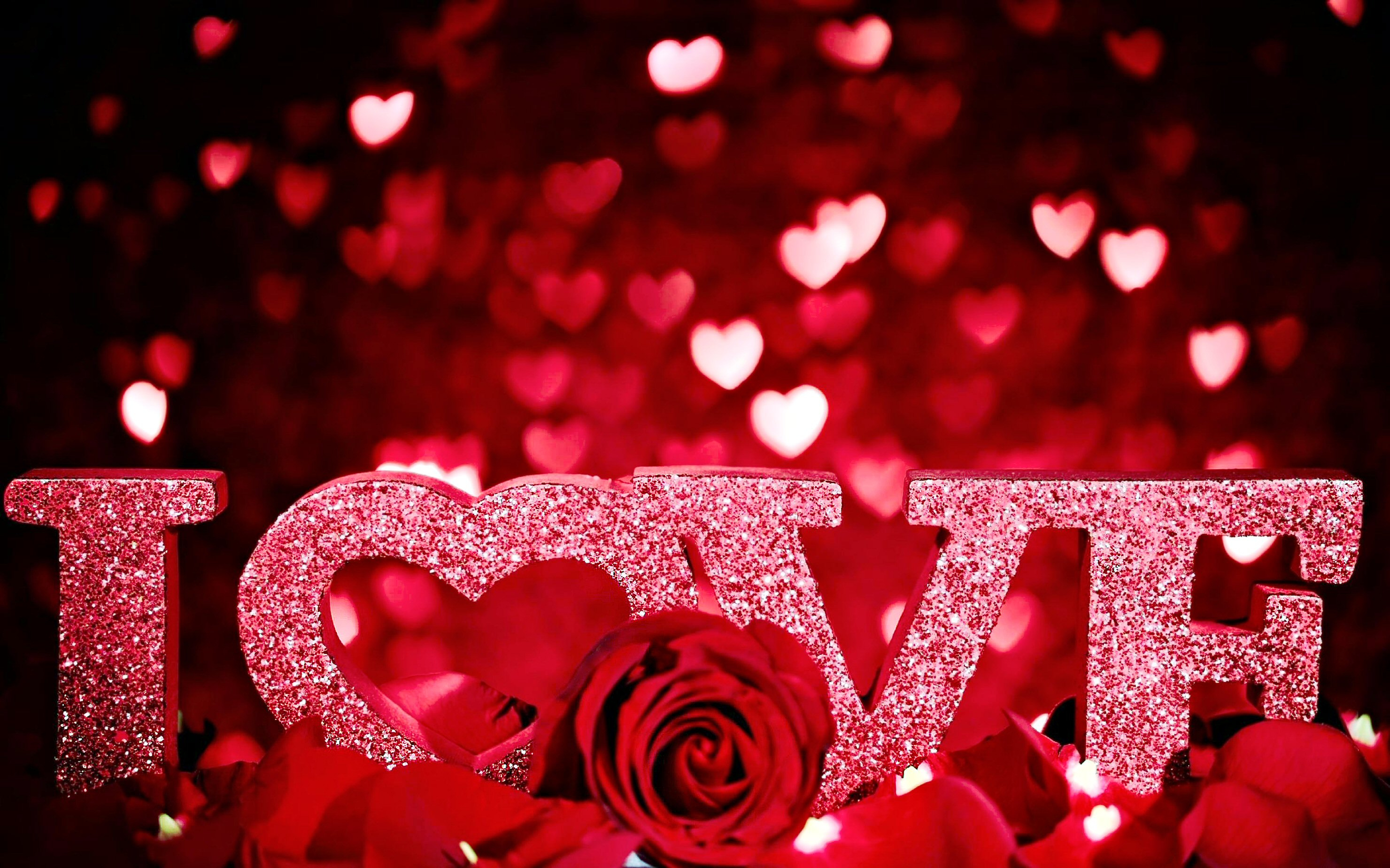 Valentine Day Wallpaper and Background 4K, HD, Dual Screen