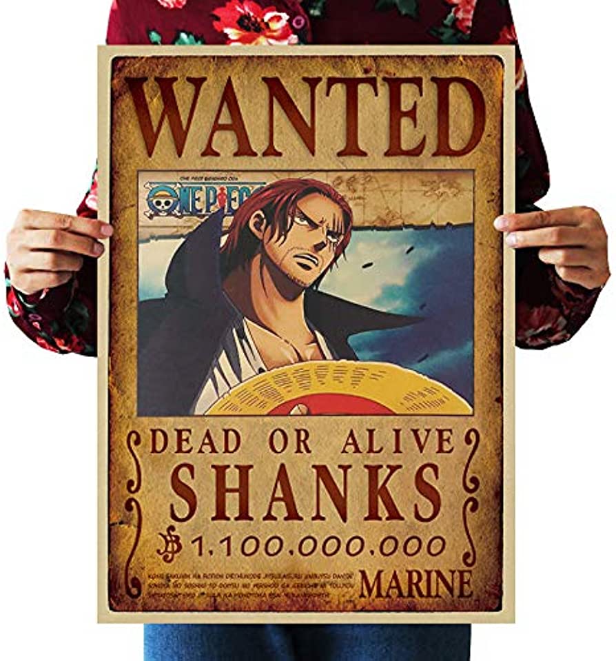 Shanks Wanted Poster Wallpapers Wallpaper Cave