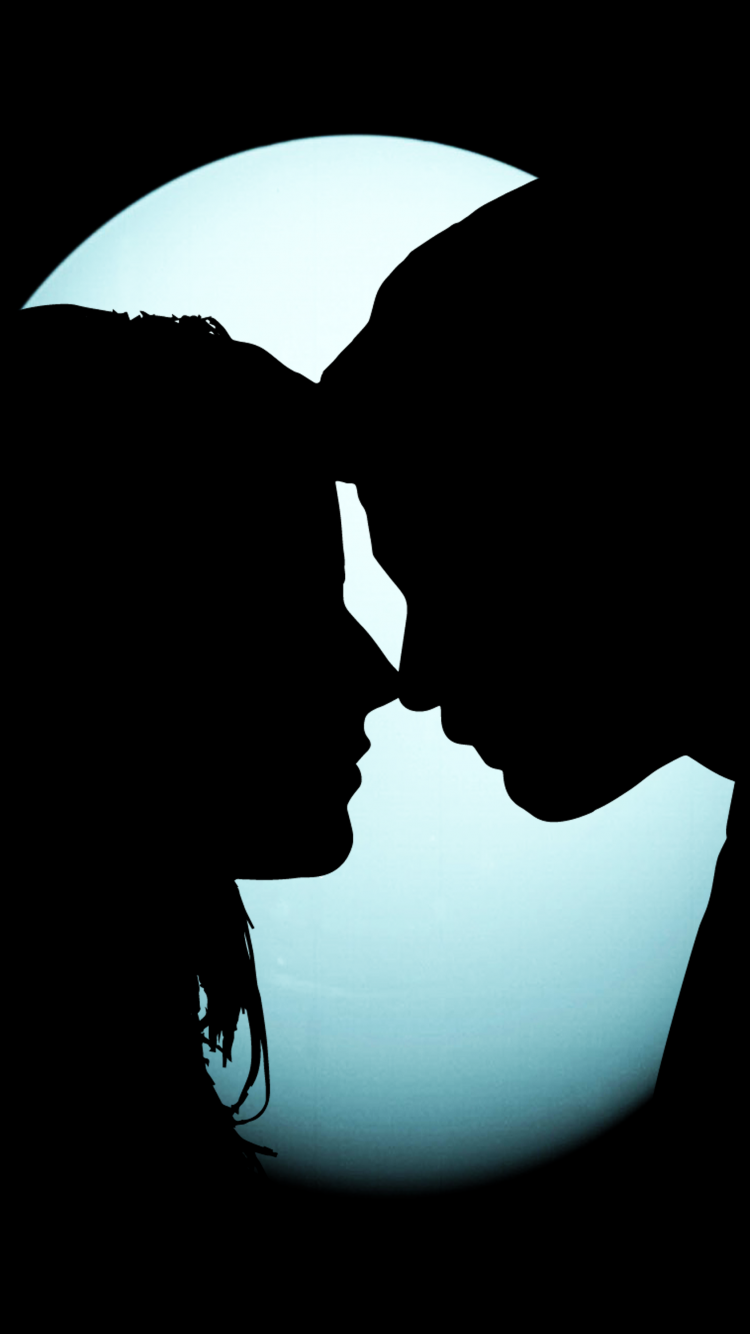 Couple Wallpaper 4K, Silhouette, Together, Black Dark