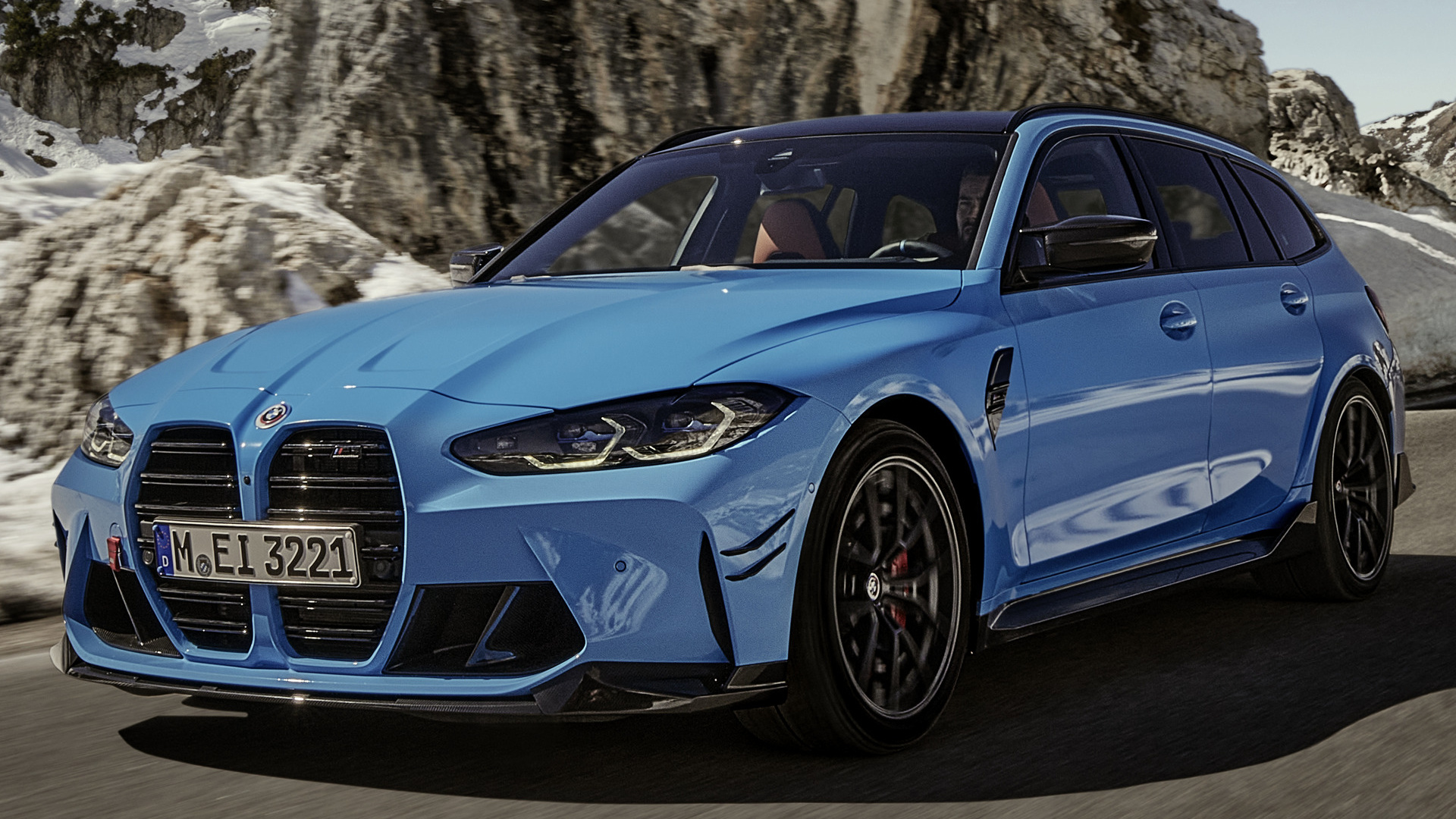 2022 BMW M3 Touring Competition with M Performance Parts and HD Image