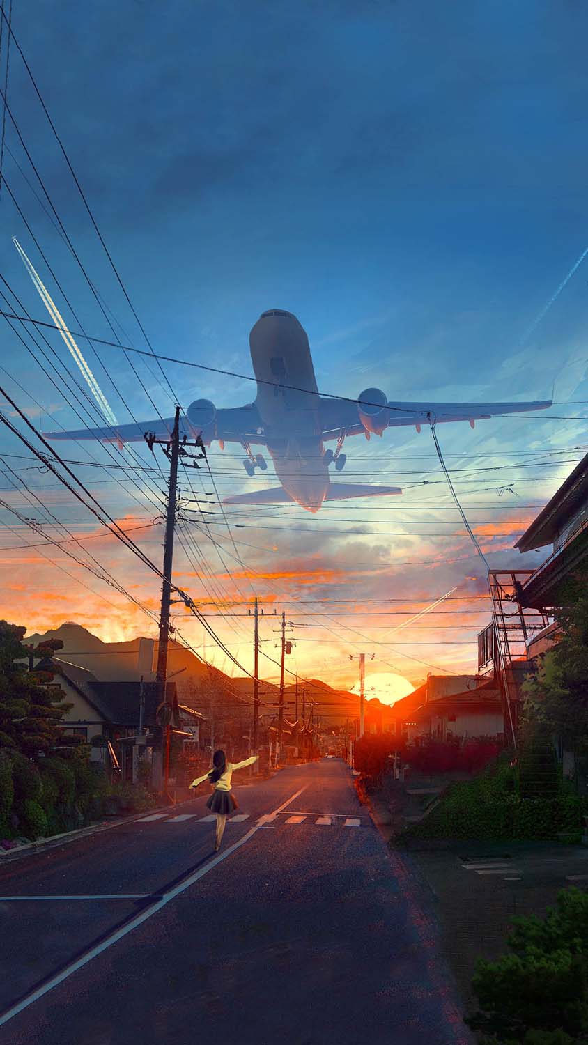 Airport Runway Near Houses IPhone Wallpaper HD Wallpaper, iPhone Wallpaper