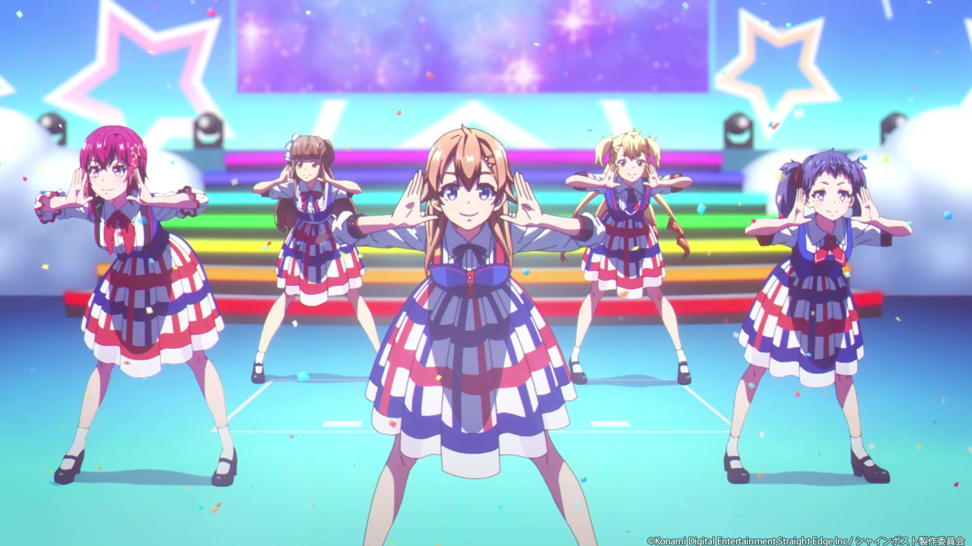 Crunchyroll anime de idols SHINE POST calienta motores para su show final con una nueva imagen