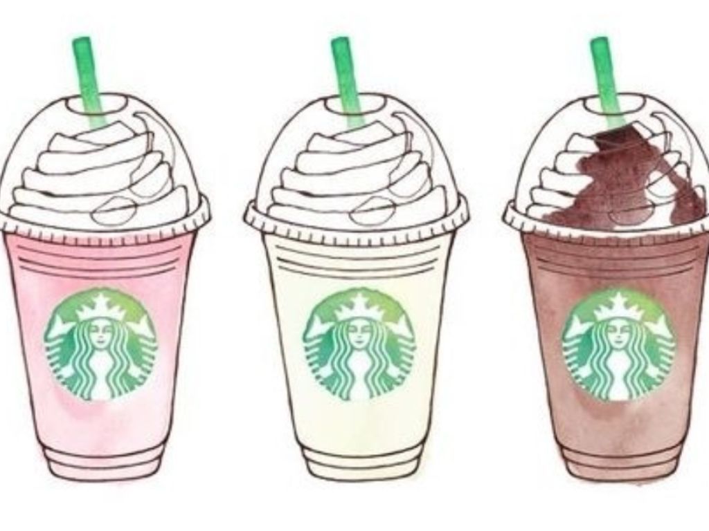 Cartoon Starbucks Wallpaper