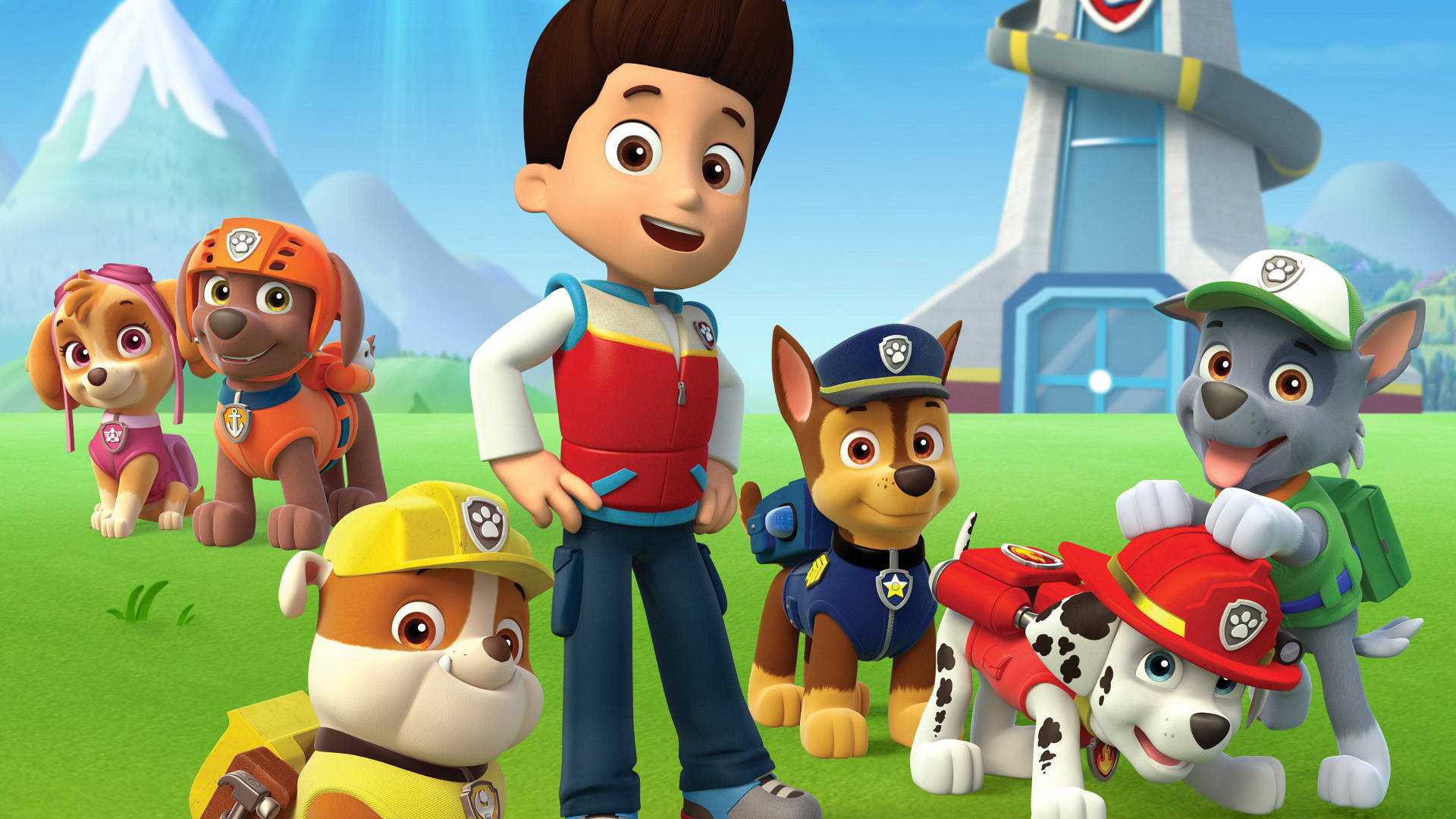 Download Paw Patrol Pups And Ryder Wallpaper