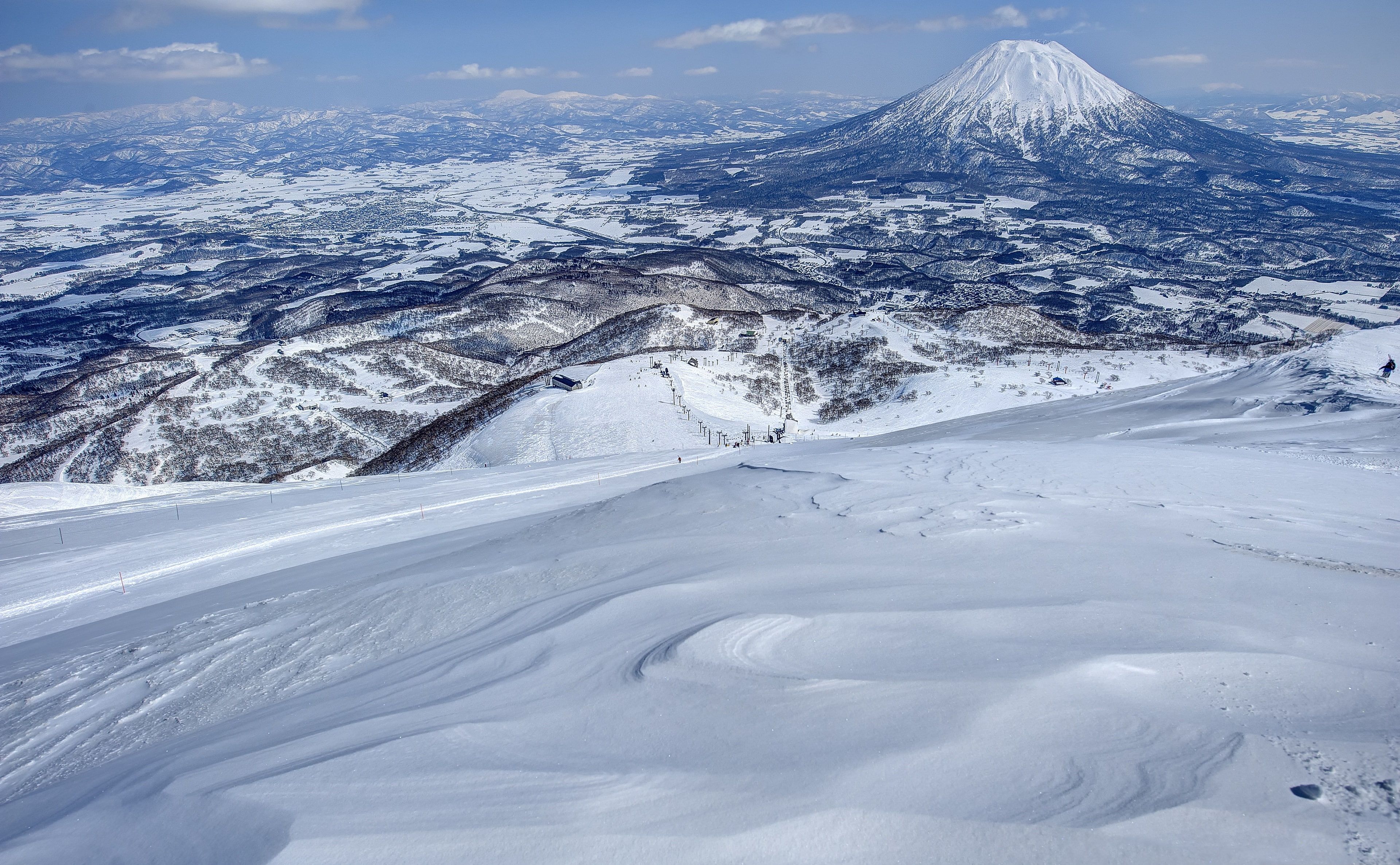 Mount Yotei #Asia #Japan #Winter #Mountain #Asia #Resort #Japan #Snow #d700 #hokkaido #grandhirafu #mtyotei K #wallpaper. Japan winter, Mountain resort, Resort