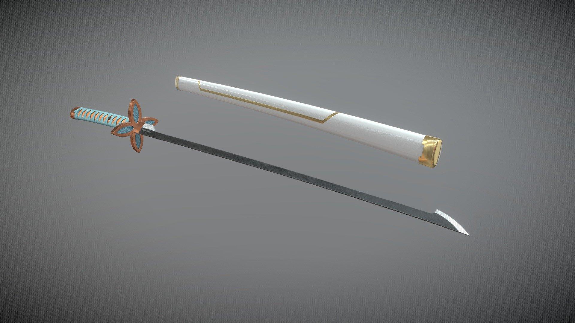 Shinobu Kochou Blade (Demon Slayer) Free 3D model by Doverlock [2c1e043]