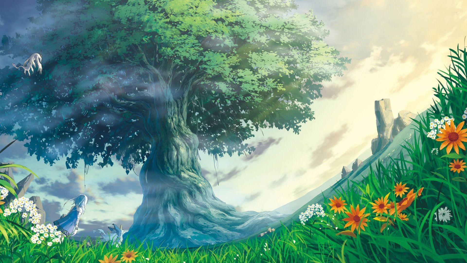 life, artwork, trees, nature, fantasy art Gallery HD Wallpaper