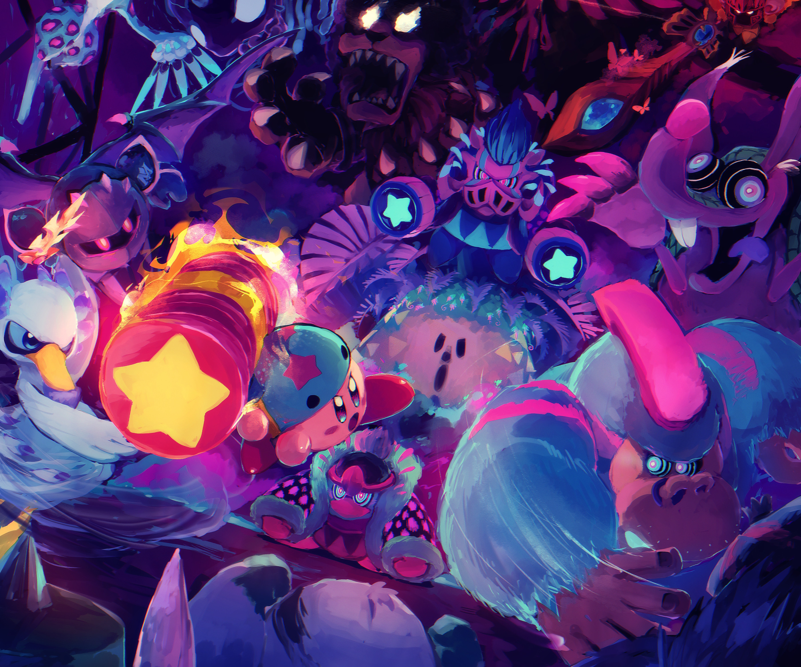 New Patreon Kirby Wallpaper for the spooky season! Full HD version