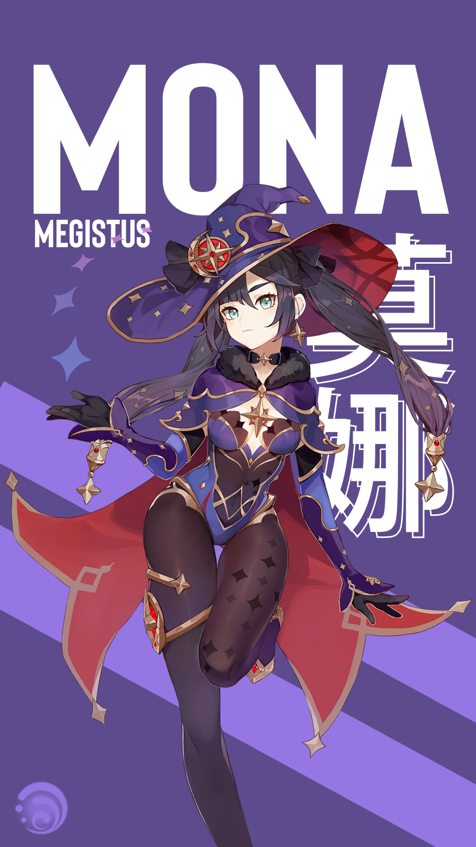 Mona Genshin Impact Wallpaper. Иллюстрации кроликов, Иллюстрации, Рисунки девушки