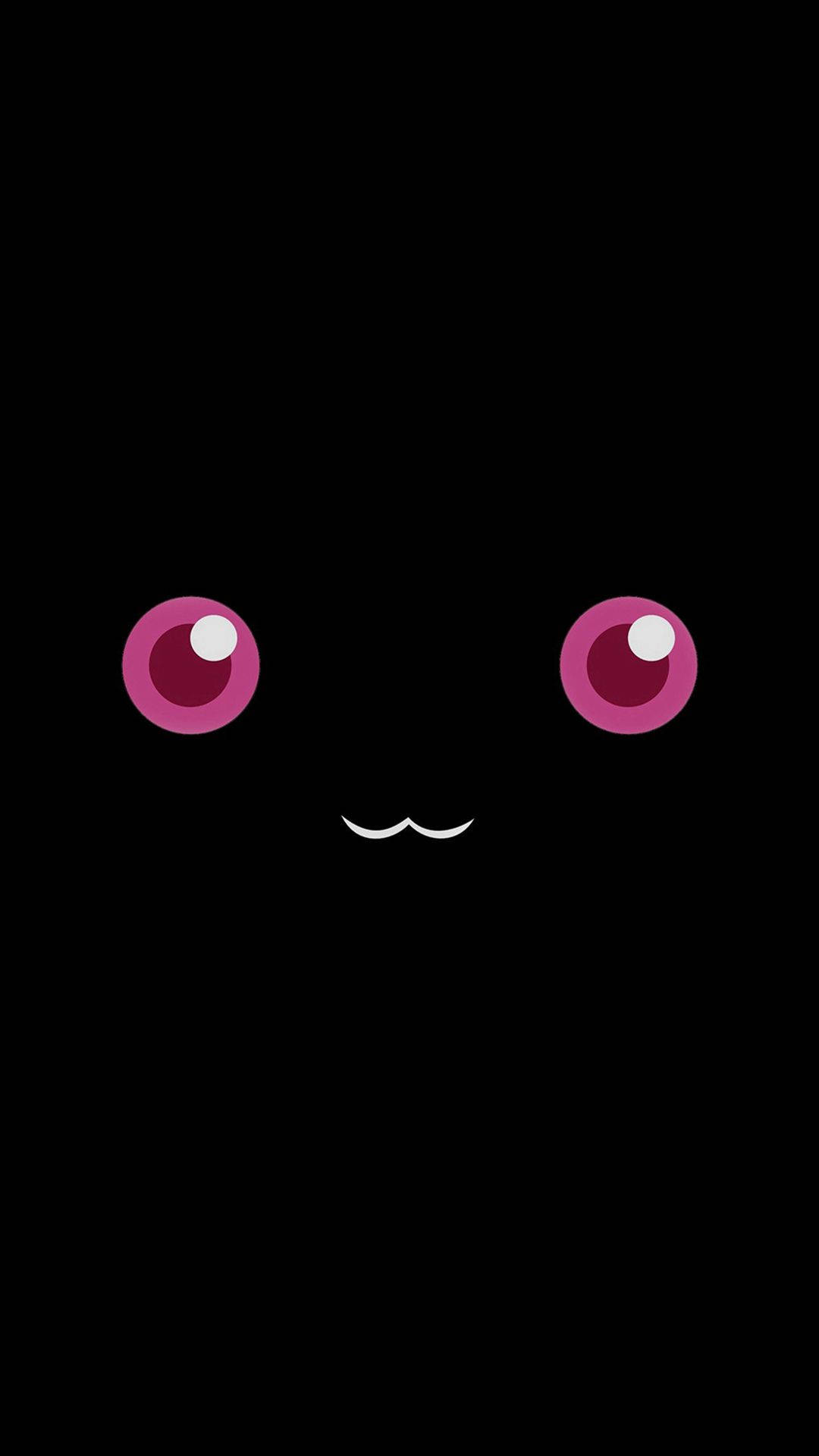 Download Pink Eyed Black Anime Wallpaper