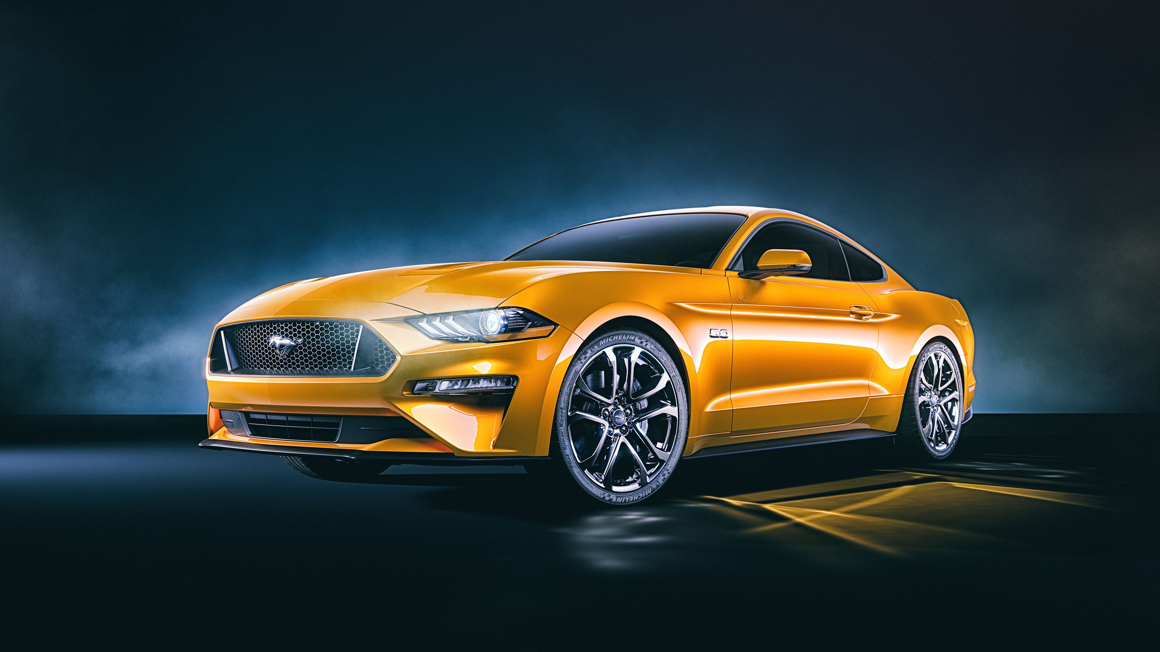 Wallpaper 4k Ford Mustang GT 4k Front Wallpaper