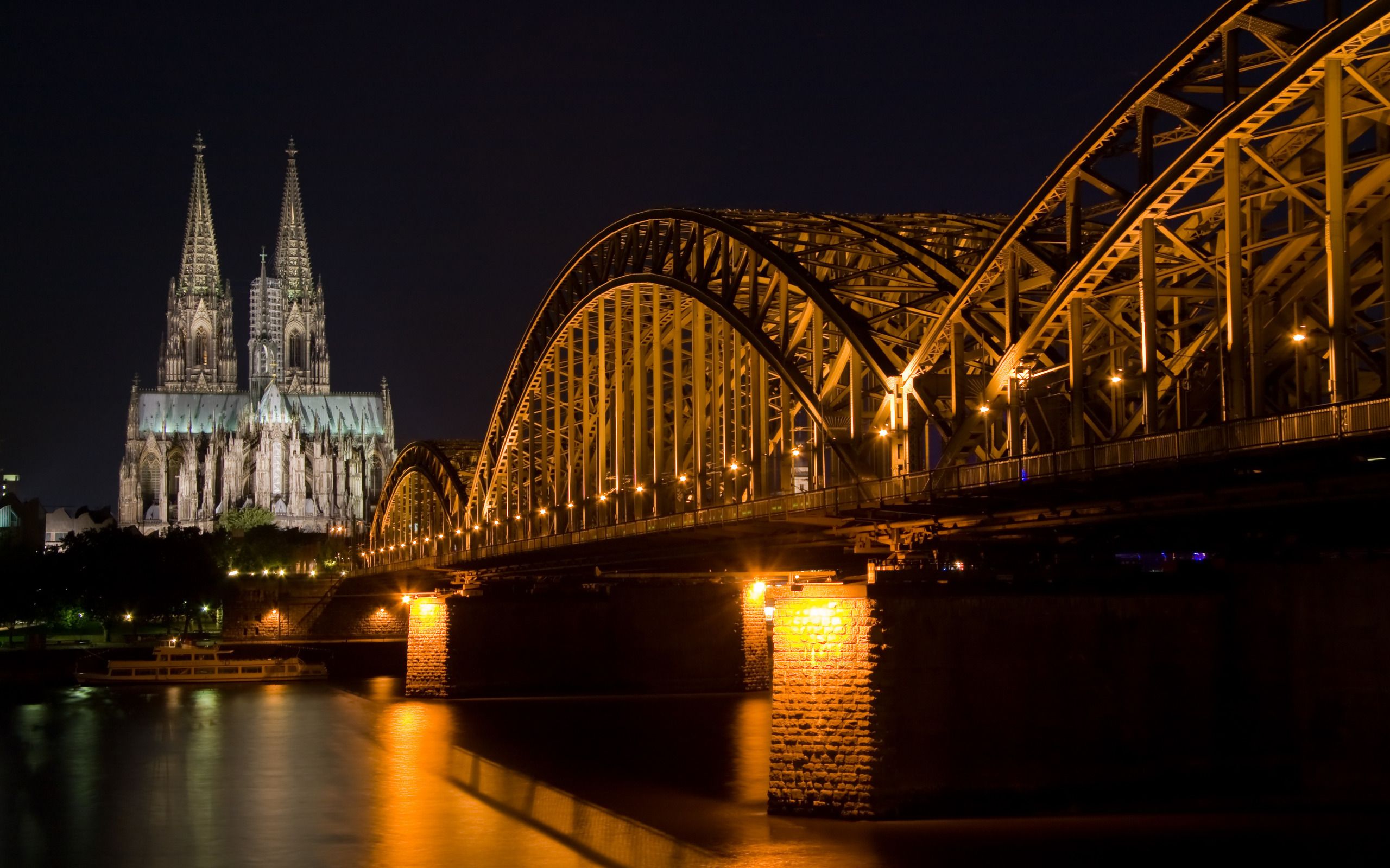 The Cologne cathedral wallpaper and image, picture. Cityscape wallpaper, Bridge, Cathedral