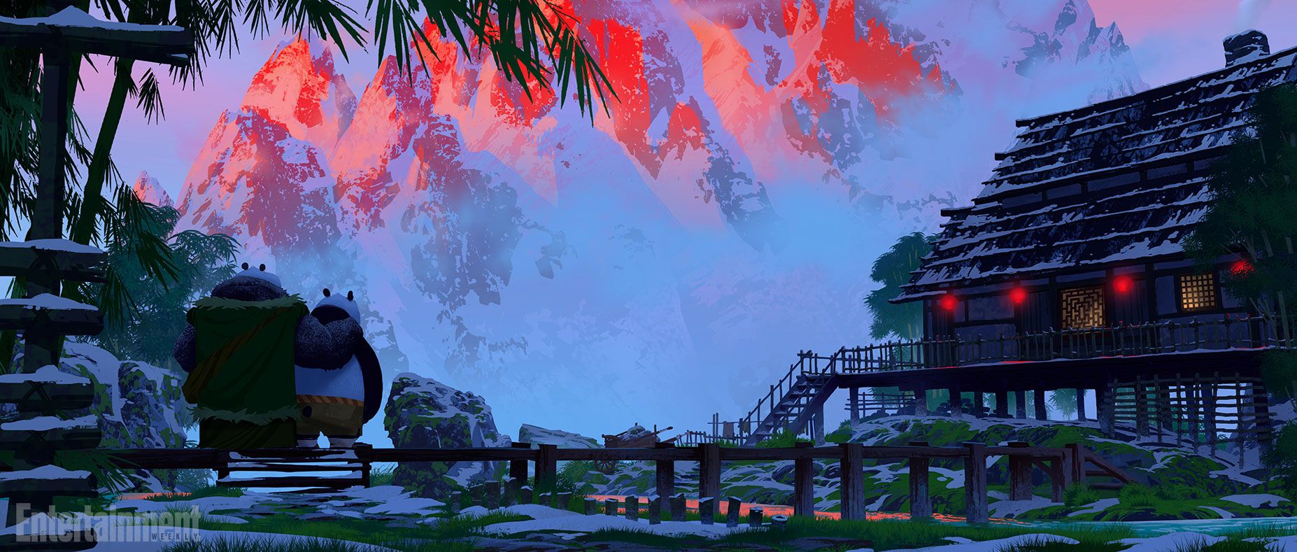 Breathtaking 'Kung Fu Panda 3' Concept Art Reveals Mysterious Panda Village. Kung fu panda, Kung fu panda Kung fu