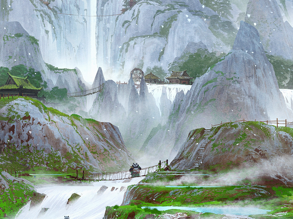 Kungfu Panda Background Art Illust Film