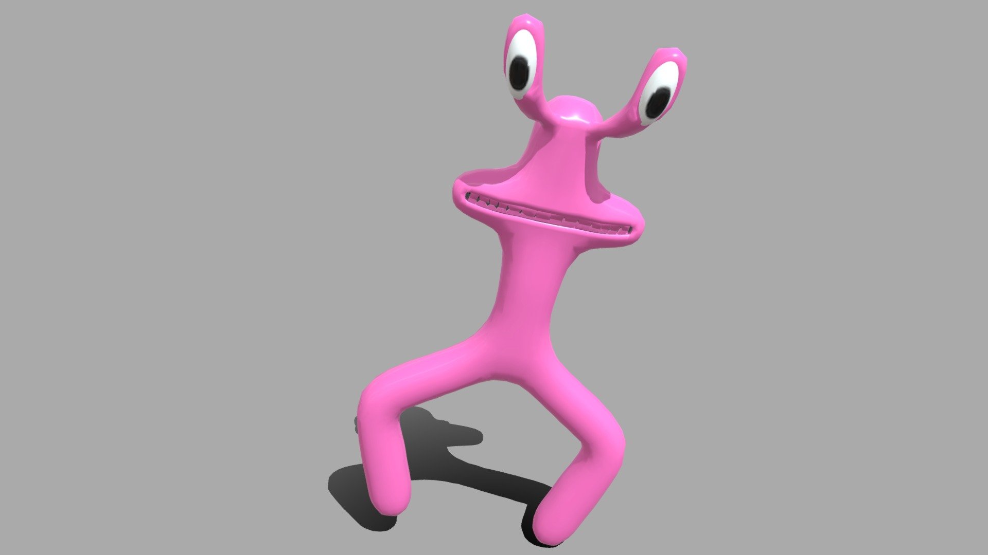 Pink From Rainbow Friends Free 3D model