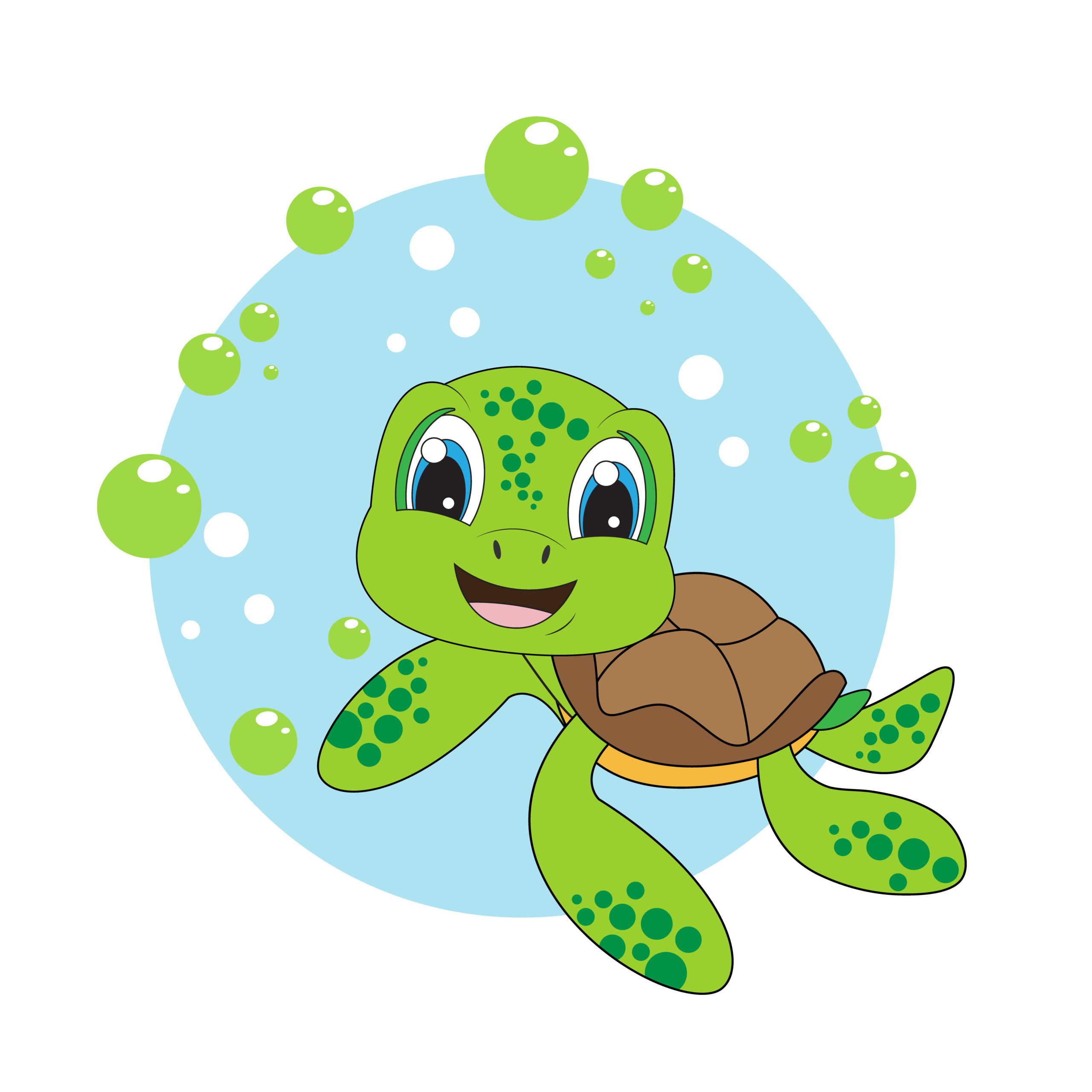Cute Turtle Cartoon