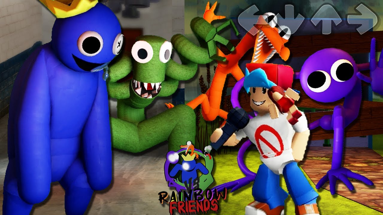 FNF vs Rainbow Friends Mod - Play Online, HD wallpaper