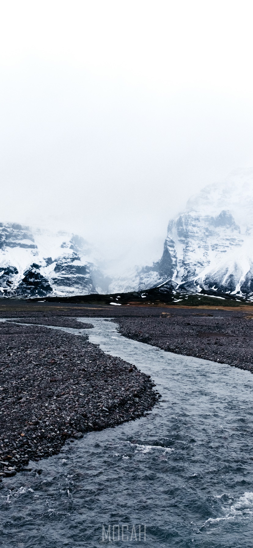 Mountain Range, Glacier, Mountain, Water, Winter, Apple iPhone XR background, 828x1792 Gallery HD Wallpaper