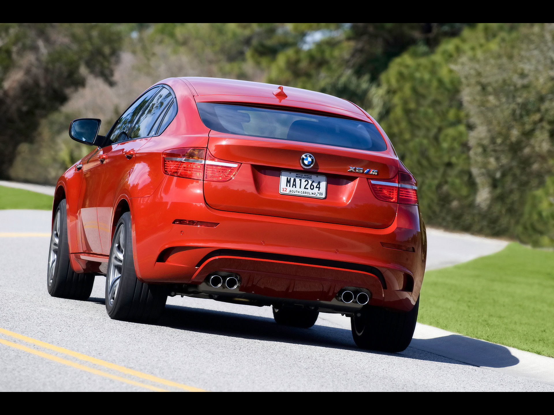 BMW X6 M rear wallpaper. BMW X6 M rear