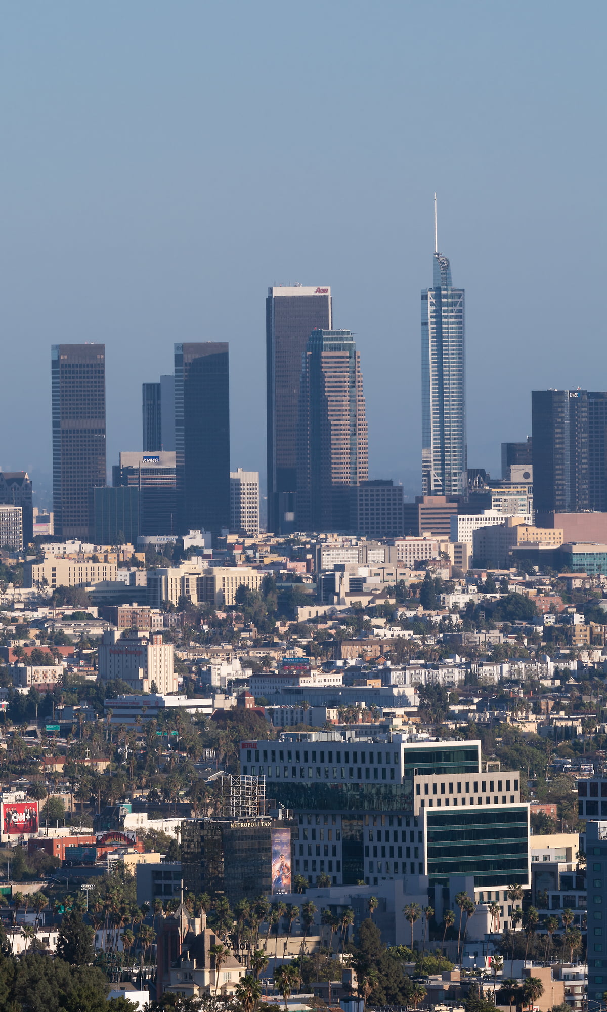 Los Angeles skyline panorama wallpaper photo