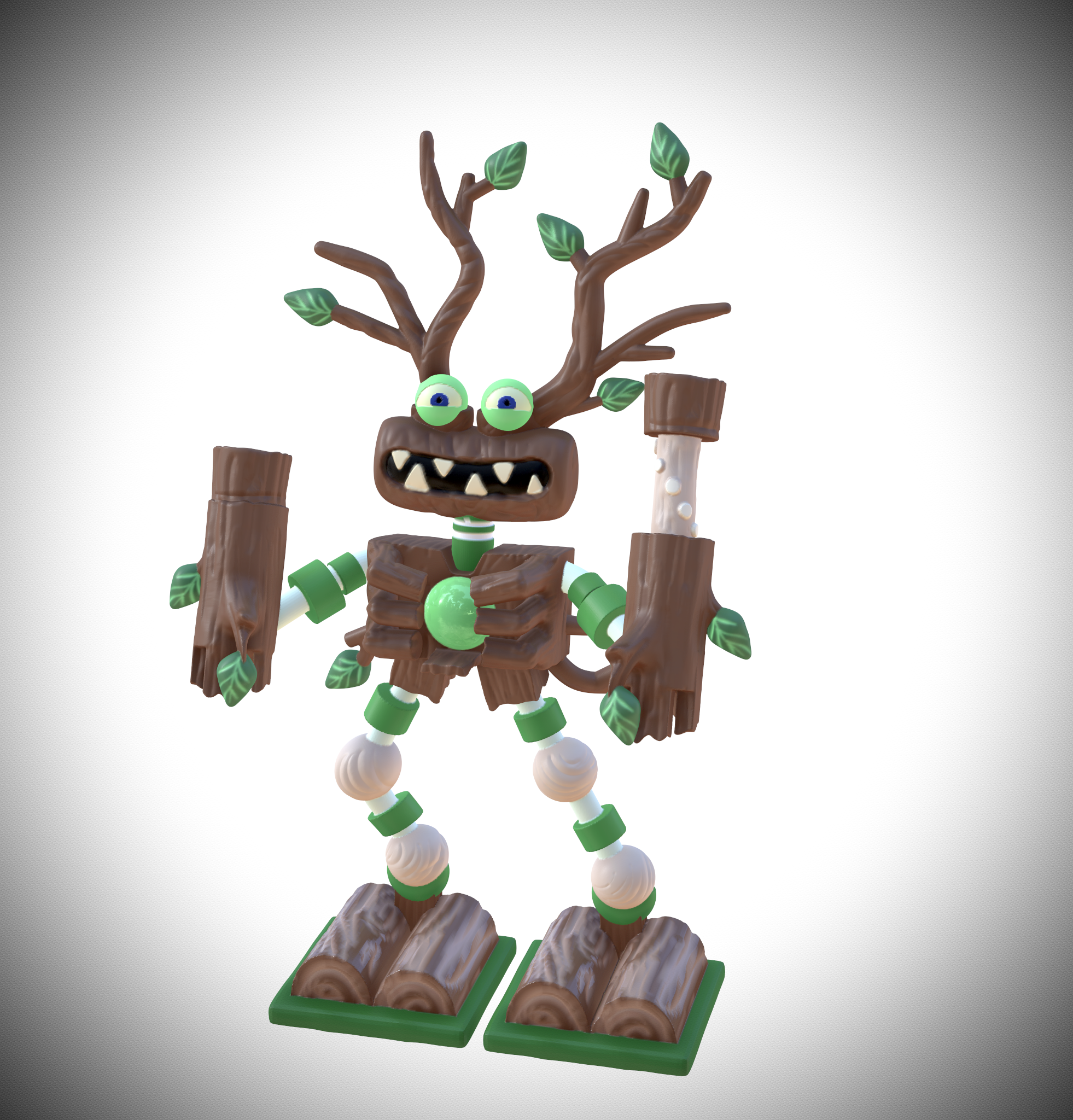 STL file Epic Wubbox (Plant) Singing Monsters・3D printable model to download・Cults