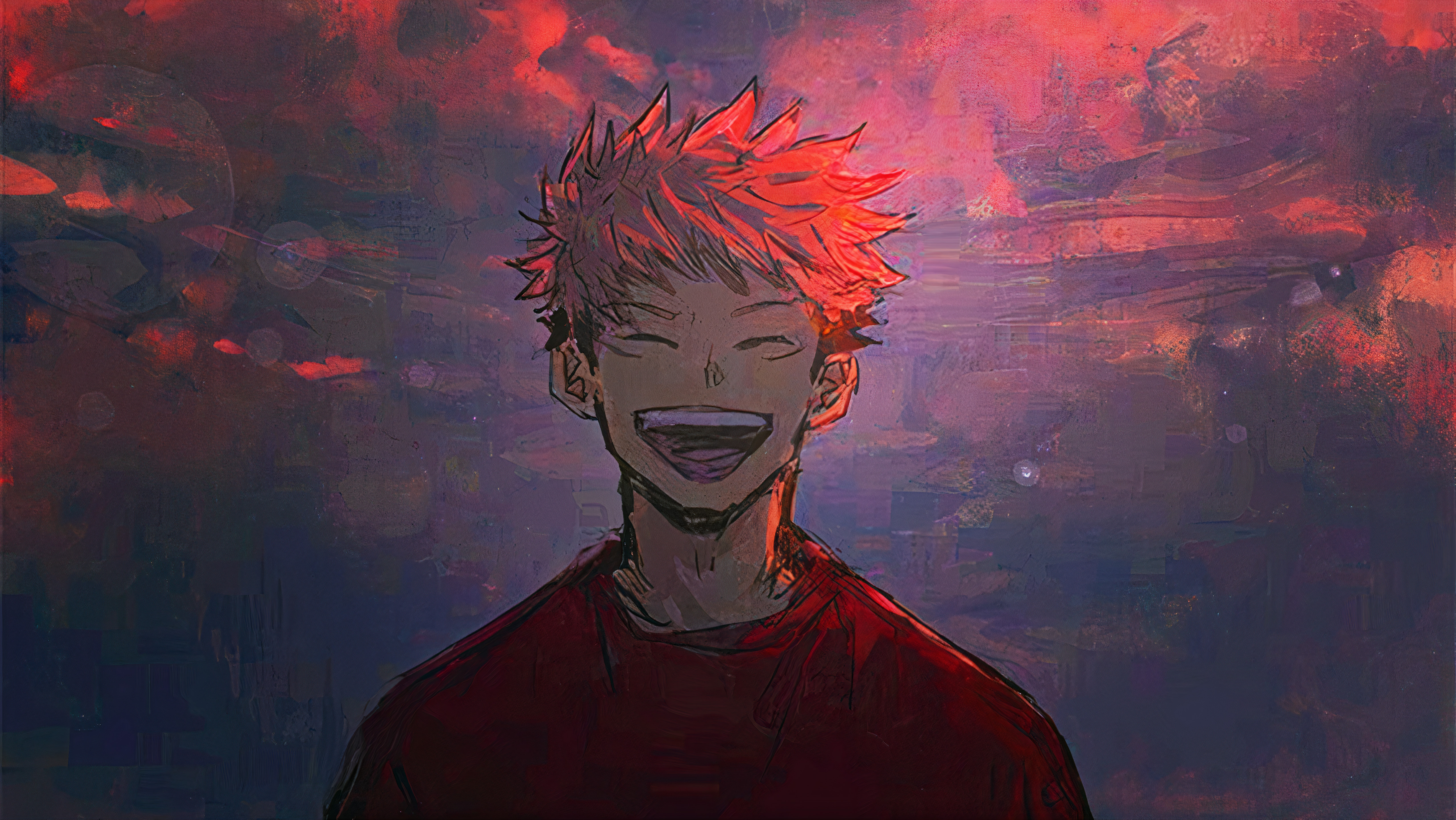 Yuji Itadori 4K Ultra HD Wallpaper