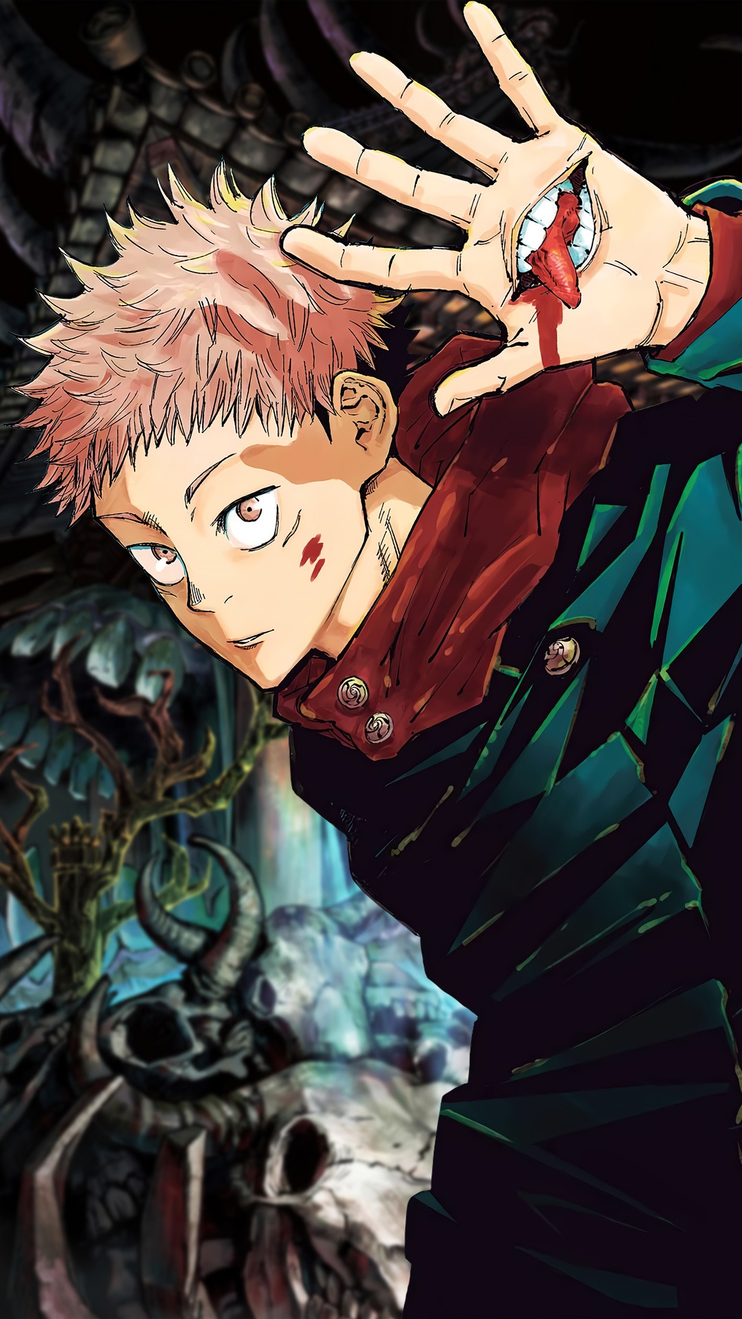 Jujutsu Kaisen, Anime, Yuji Itadori HD Phone Wallpaper