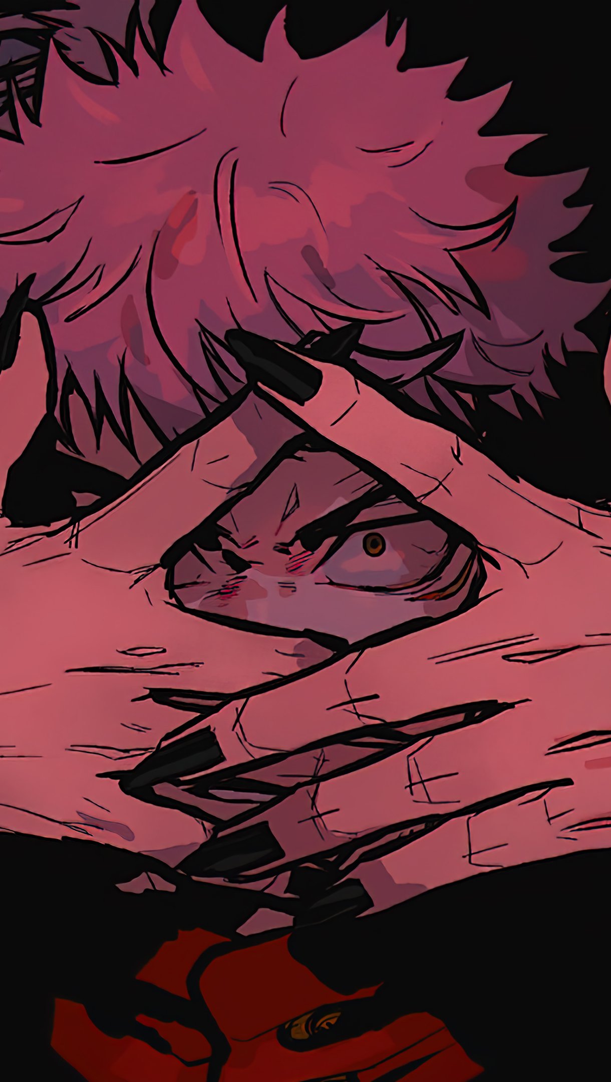 Sakuna Yuji Itadori Jujutsu Kaisen Anime Wallpaper 4k for iPhone and Mobile Phone