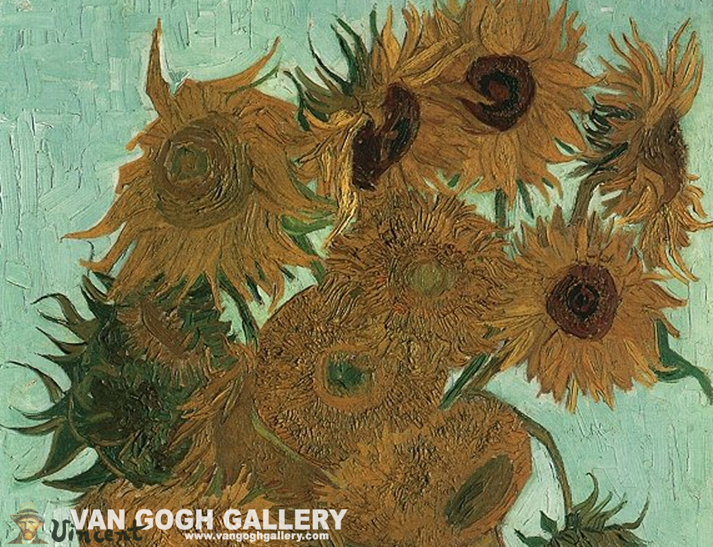 Van Gogh Sunflowers Wallpaper