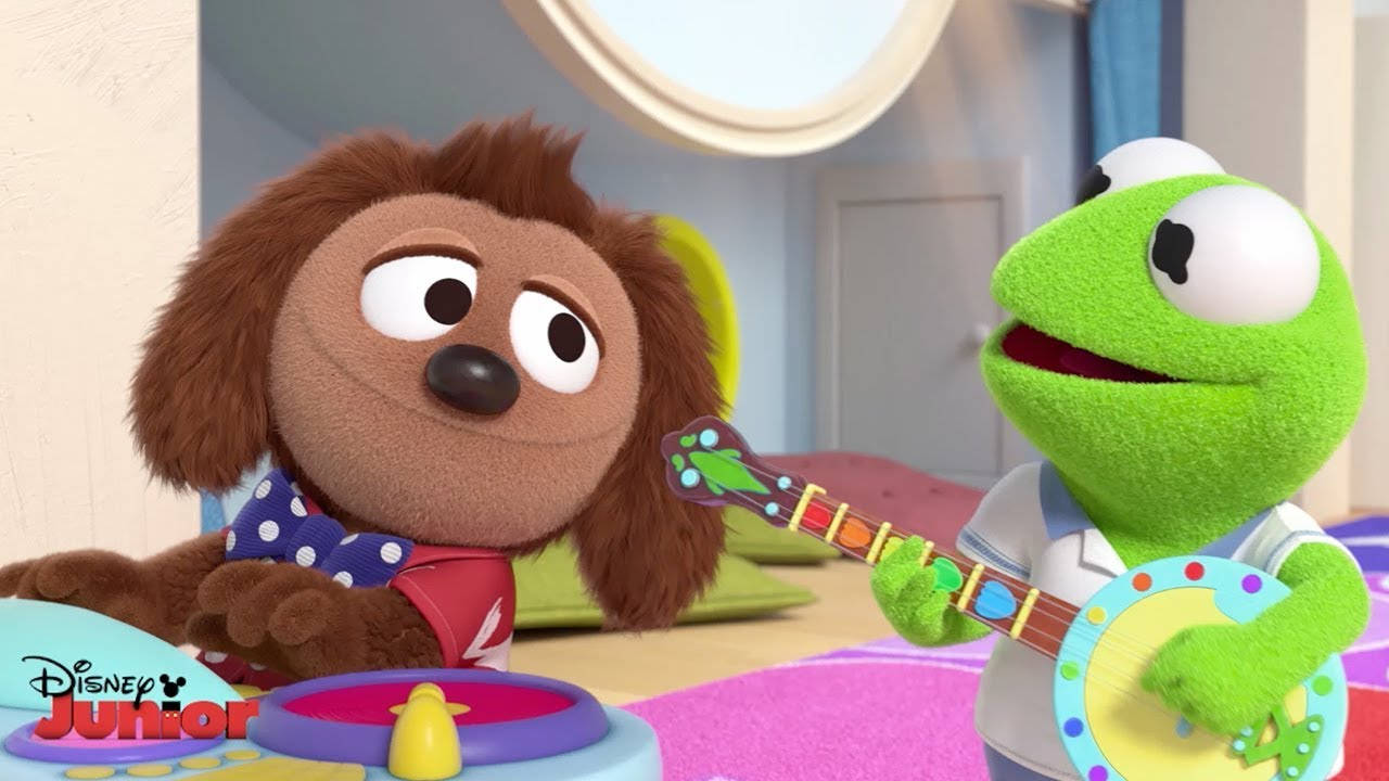 Download Muppet Babies Kermit Baby Rowlf Wallpaper